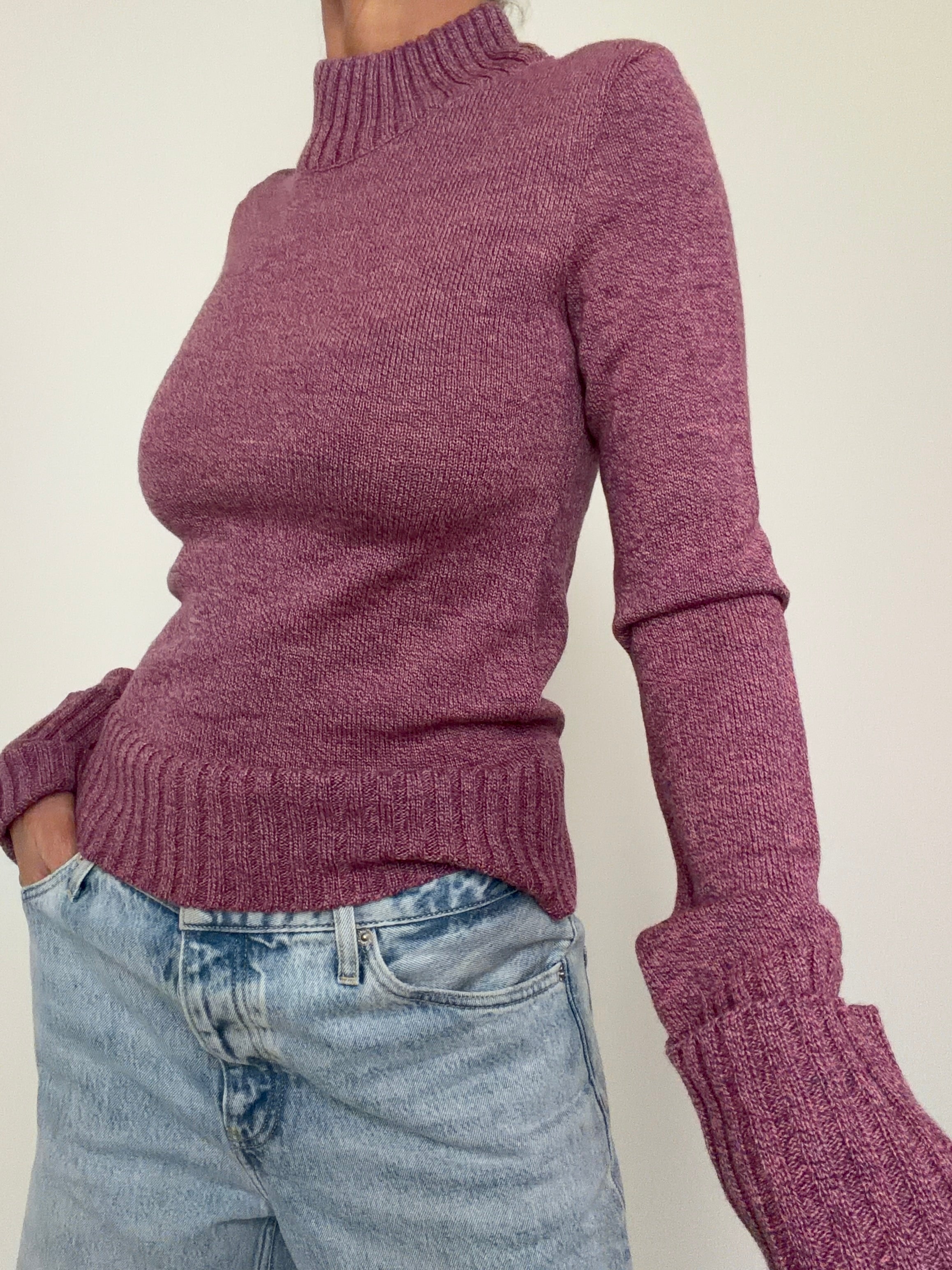 Rasberry Wool Knit