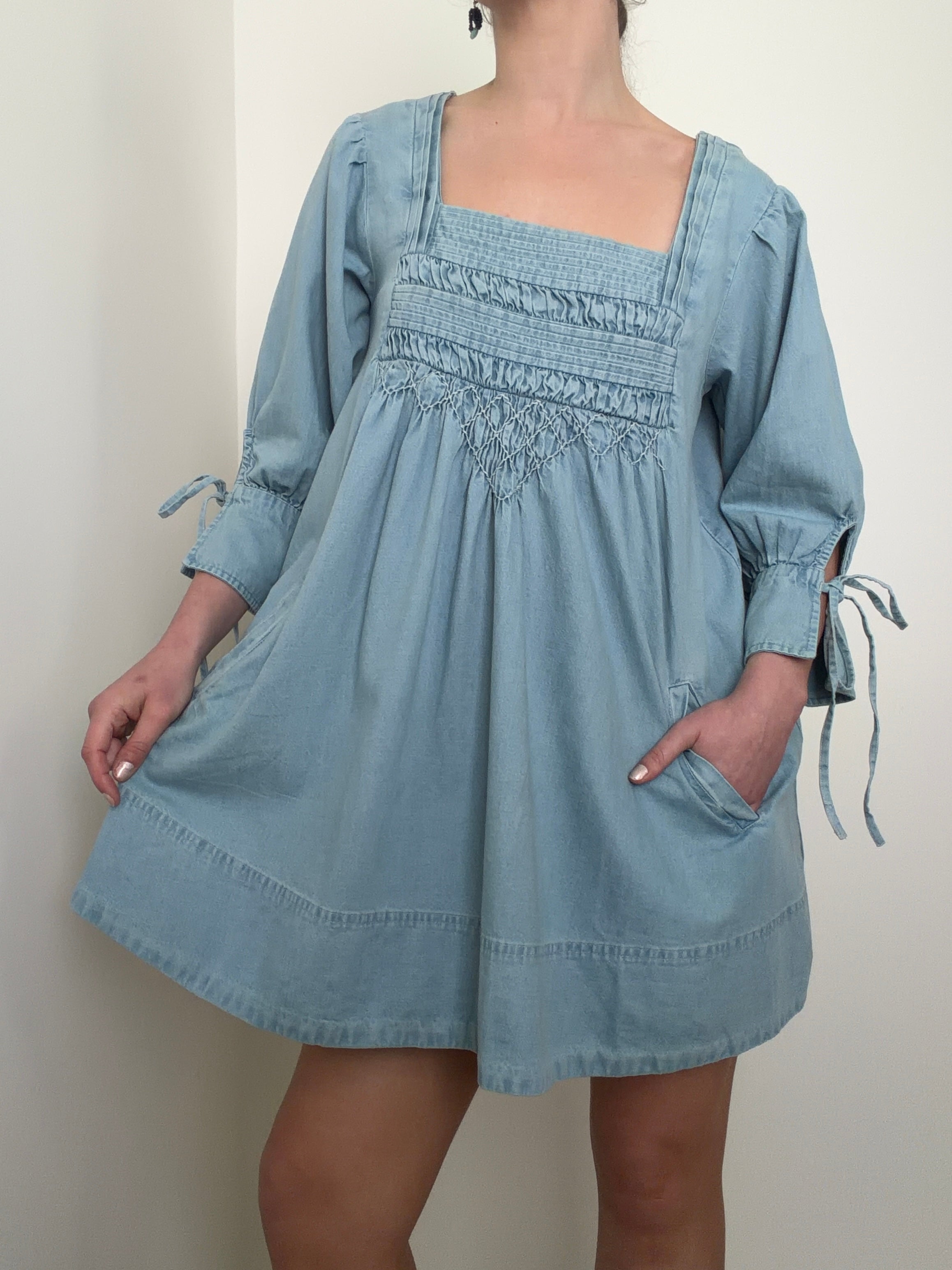 Sonora Denim Mini Dress
