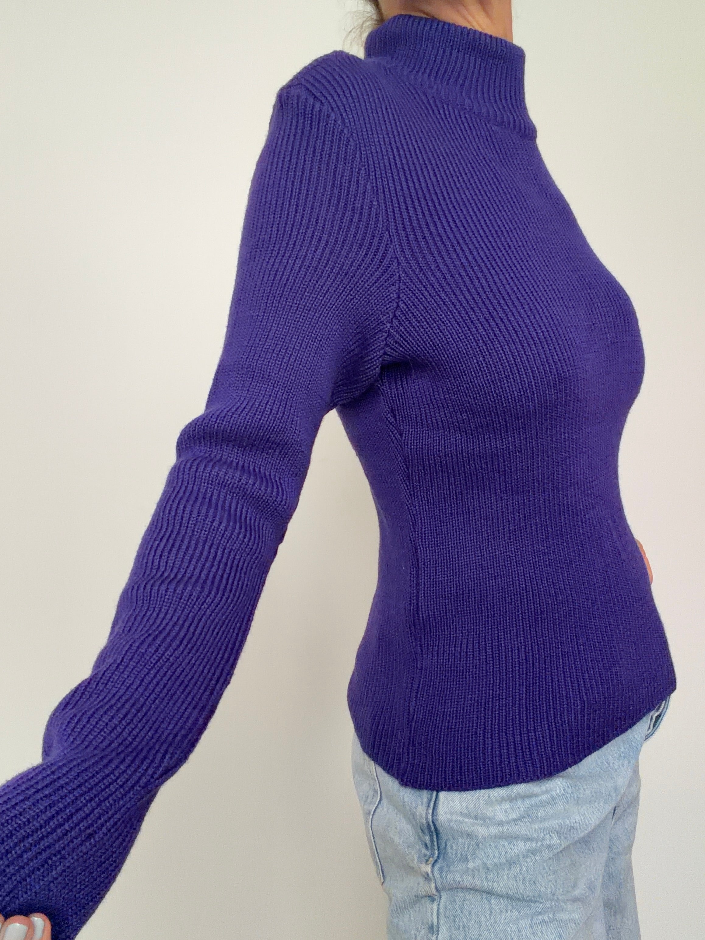 Electric Violet Knit