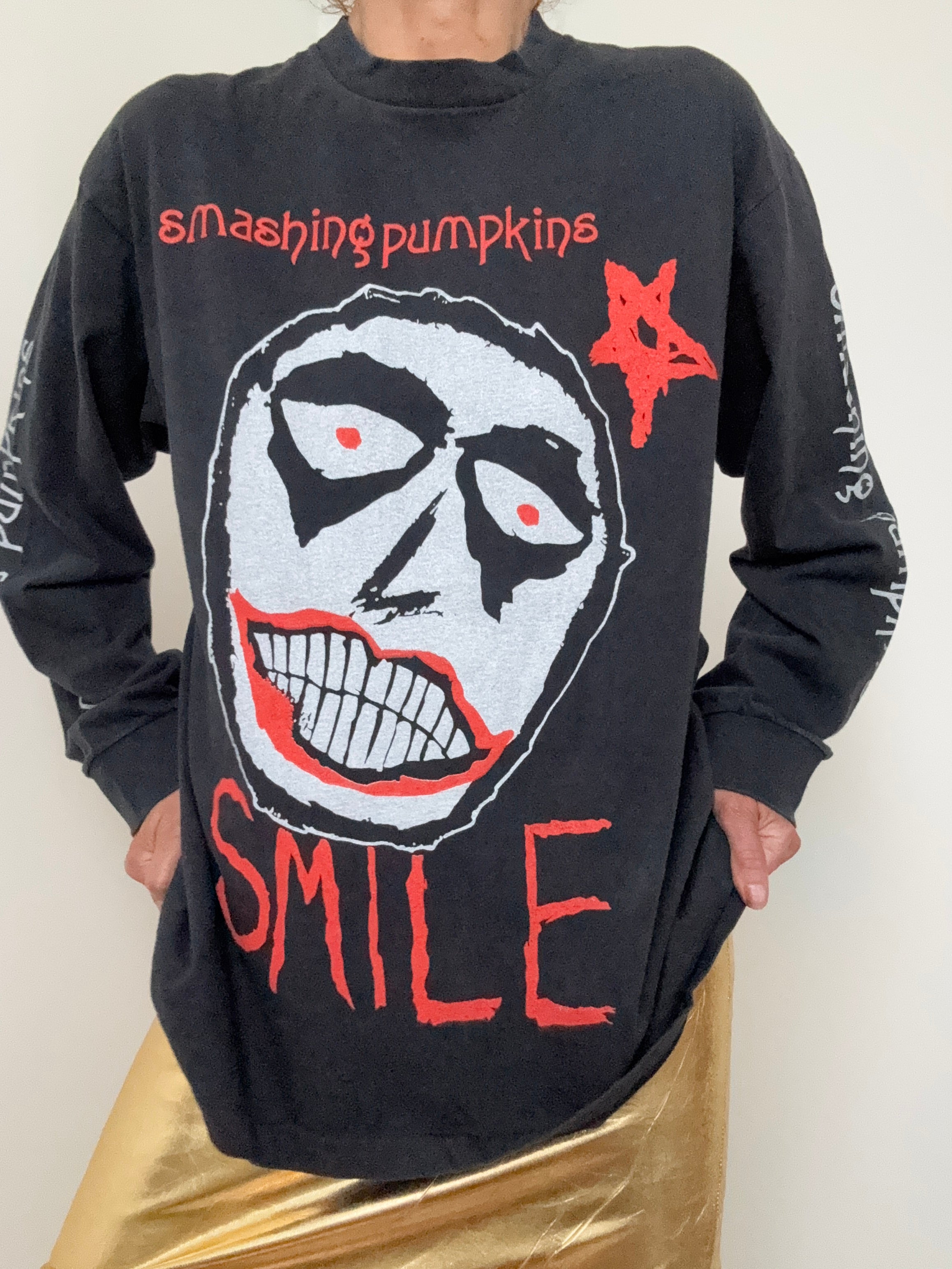 Smashing Pumpkins Longsleeve Smile Tee