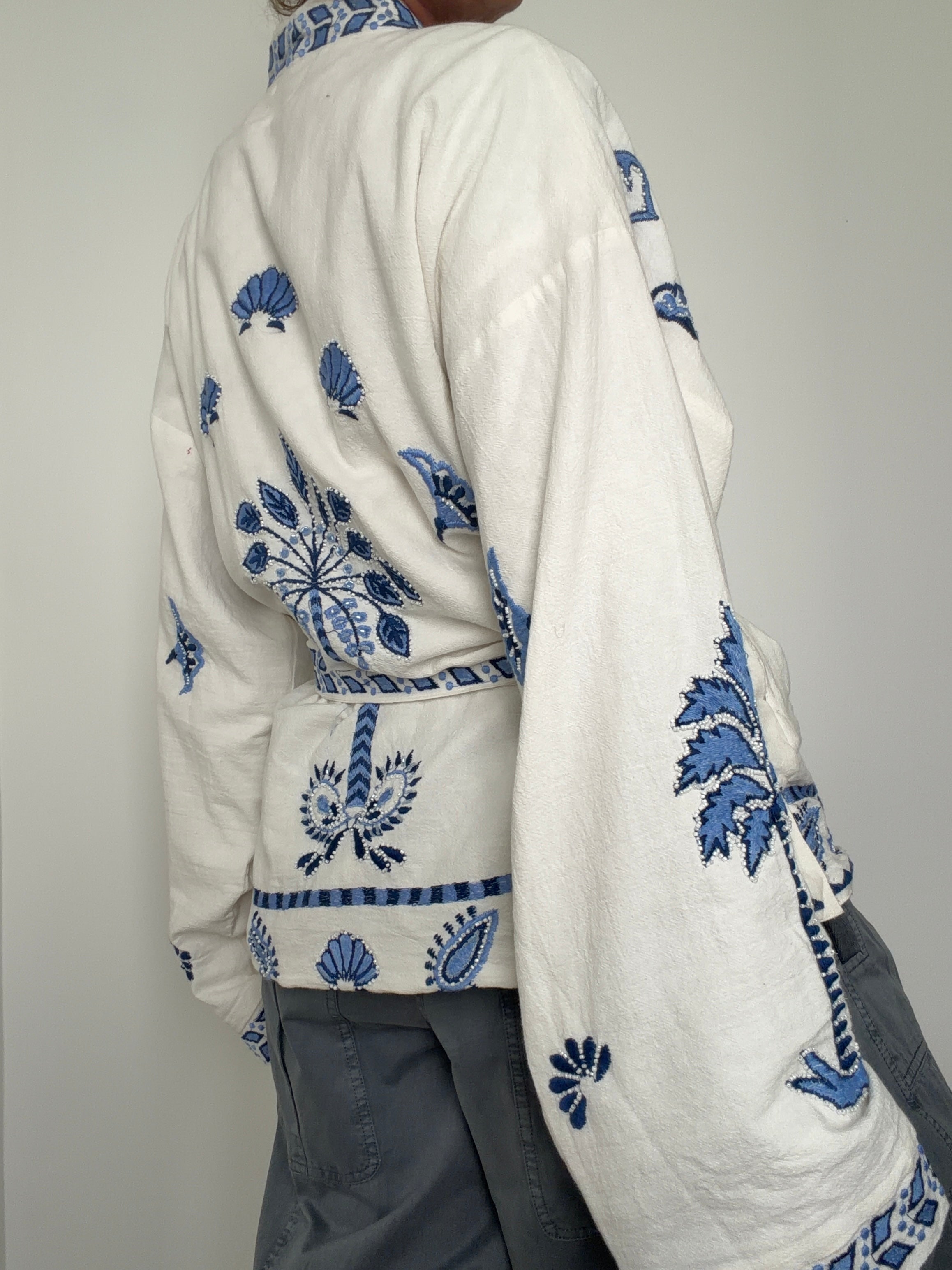 Azure Palms Kimono