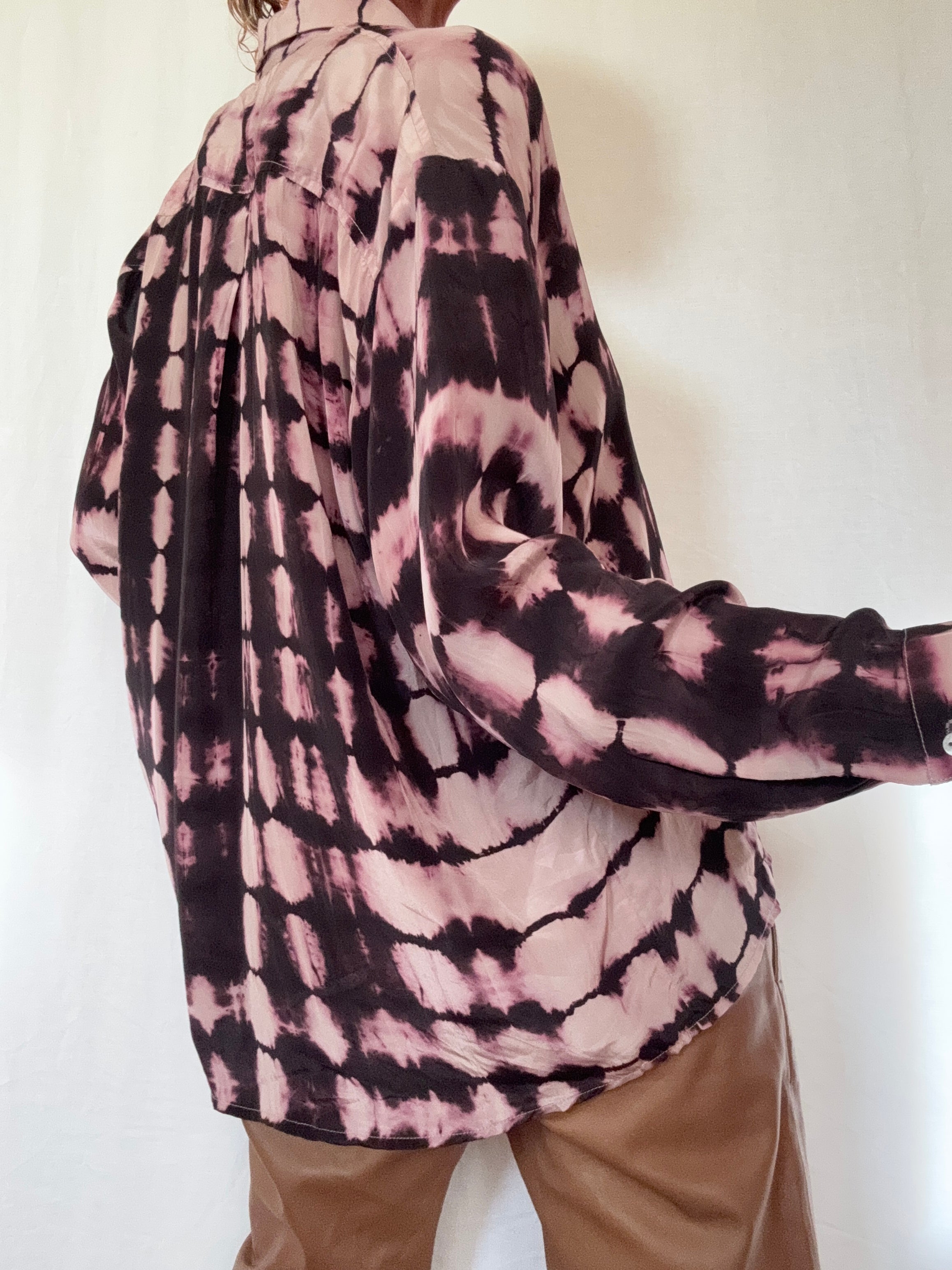Meganne Blouse Purple Tiedye | Shirts