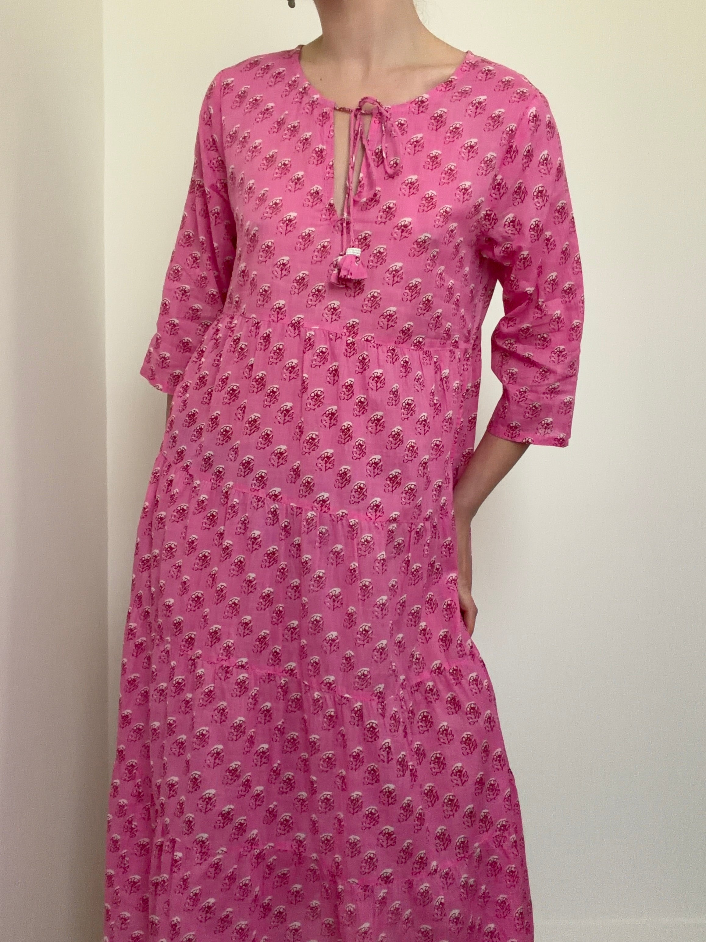 Emma Print Midi Dress