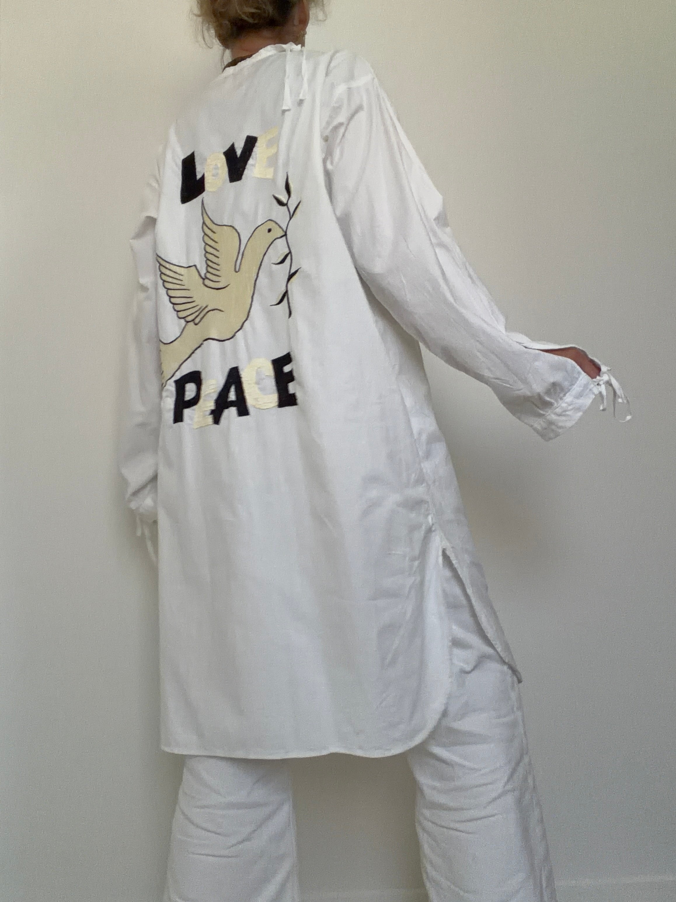 White Vintage Medical Gown | Jackets