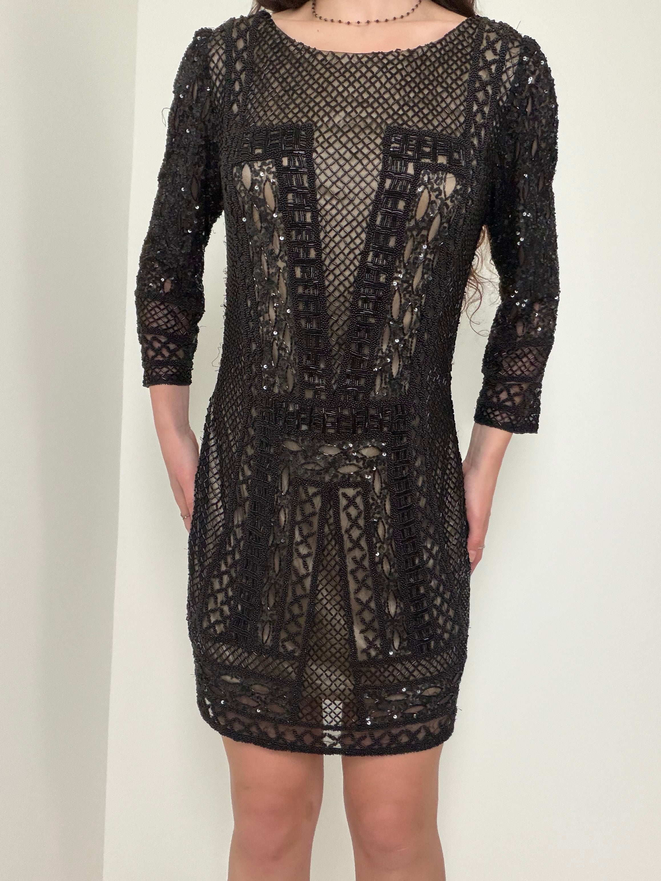 Queen Of The Midnight Sequin Dress