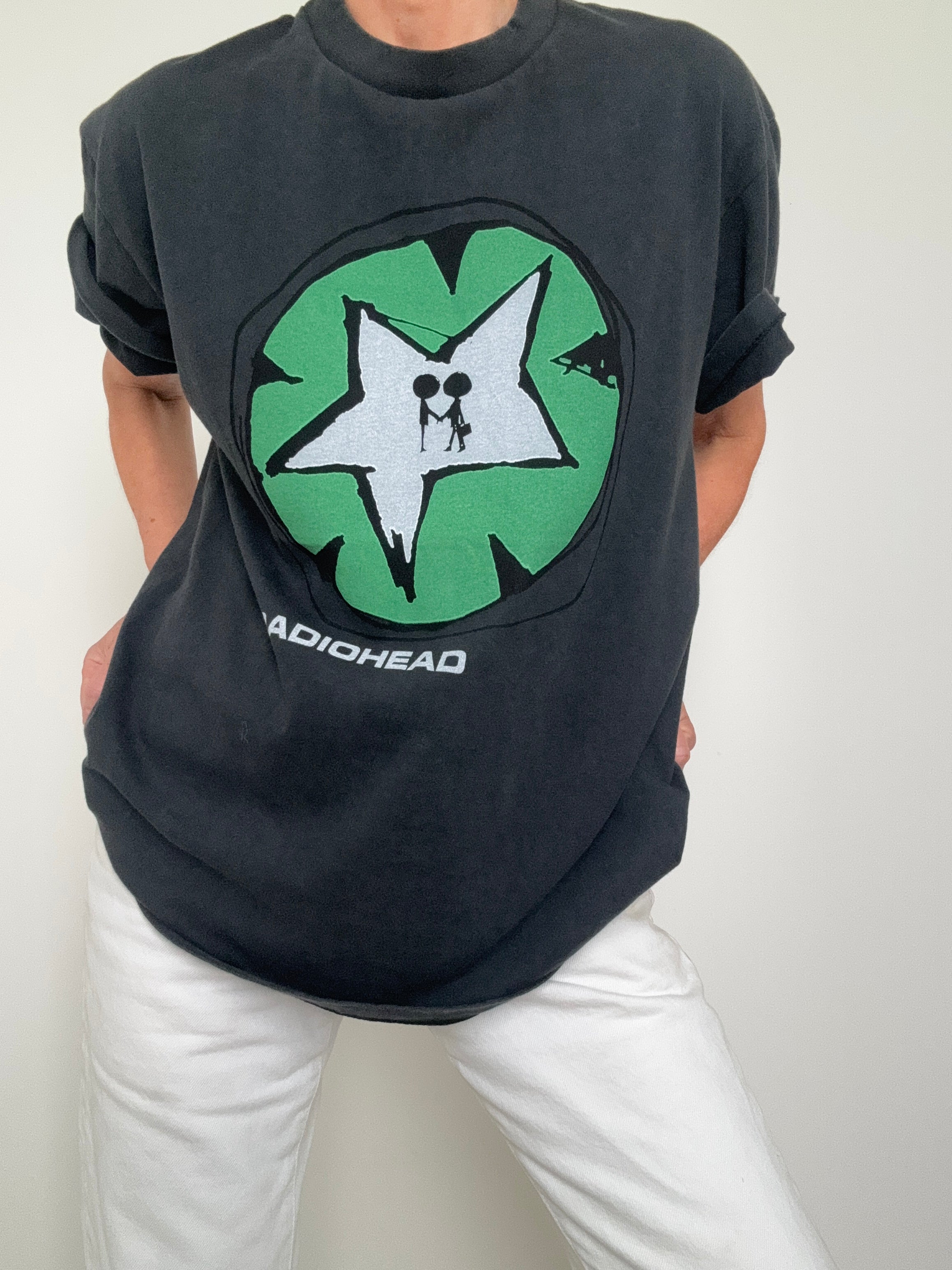 Vintage Inspired Radiohead Black Tee