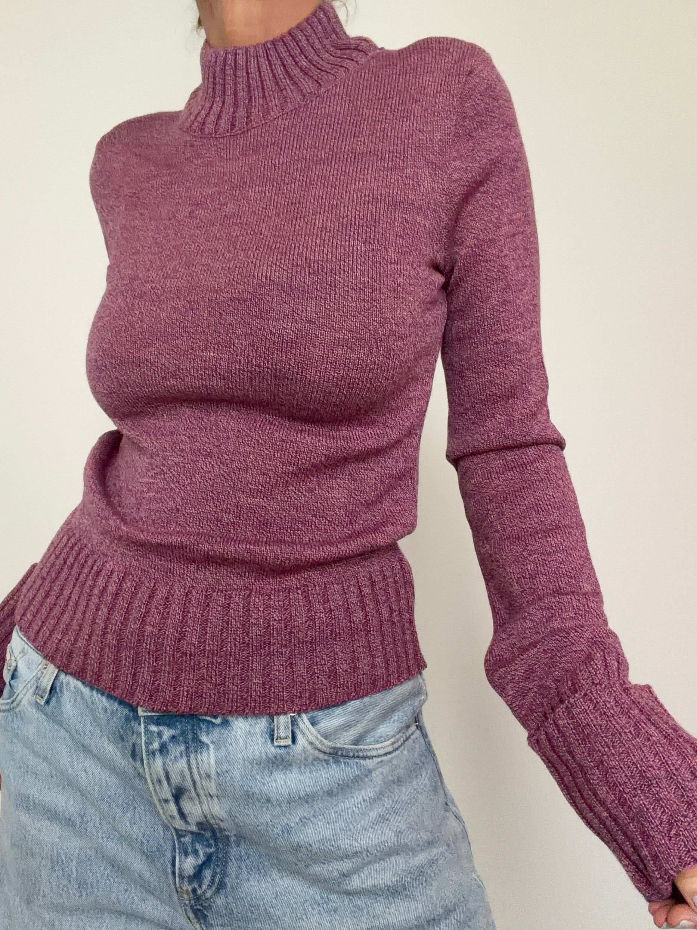 Rasberry Wool Knit
