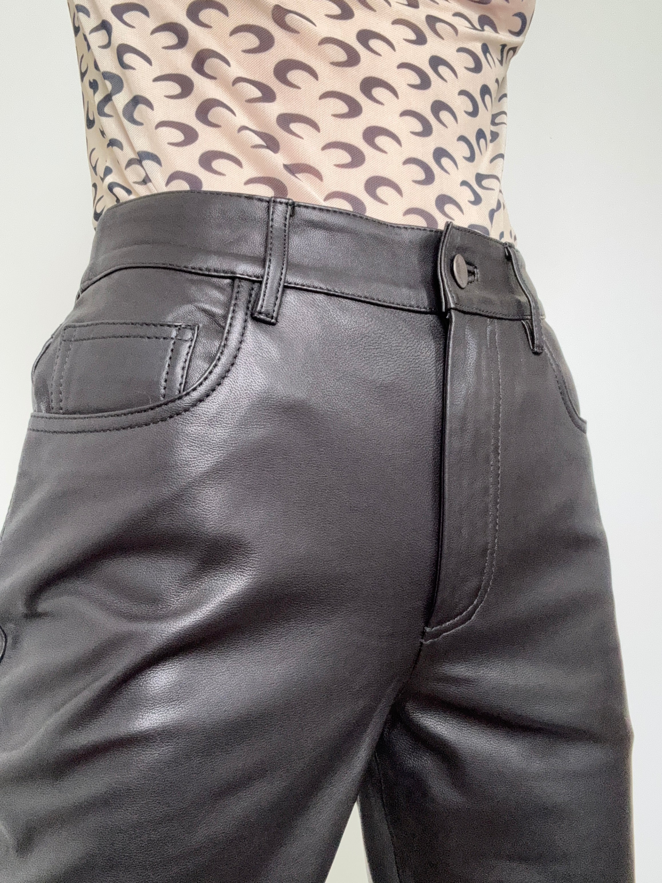 Leather Pants Midnight | Pants