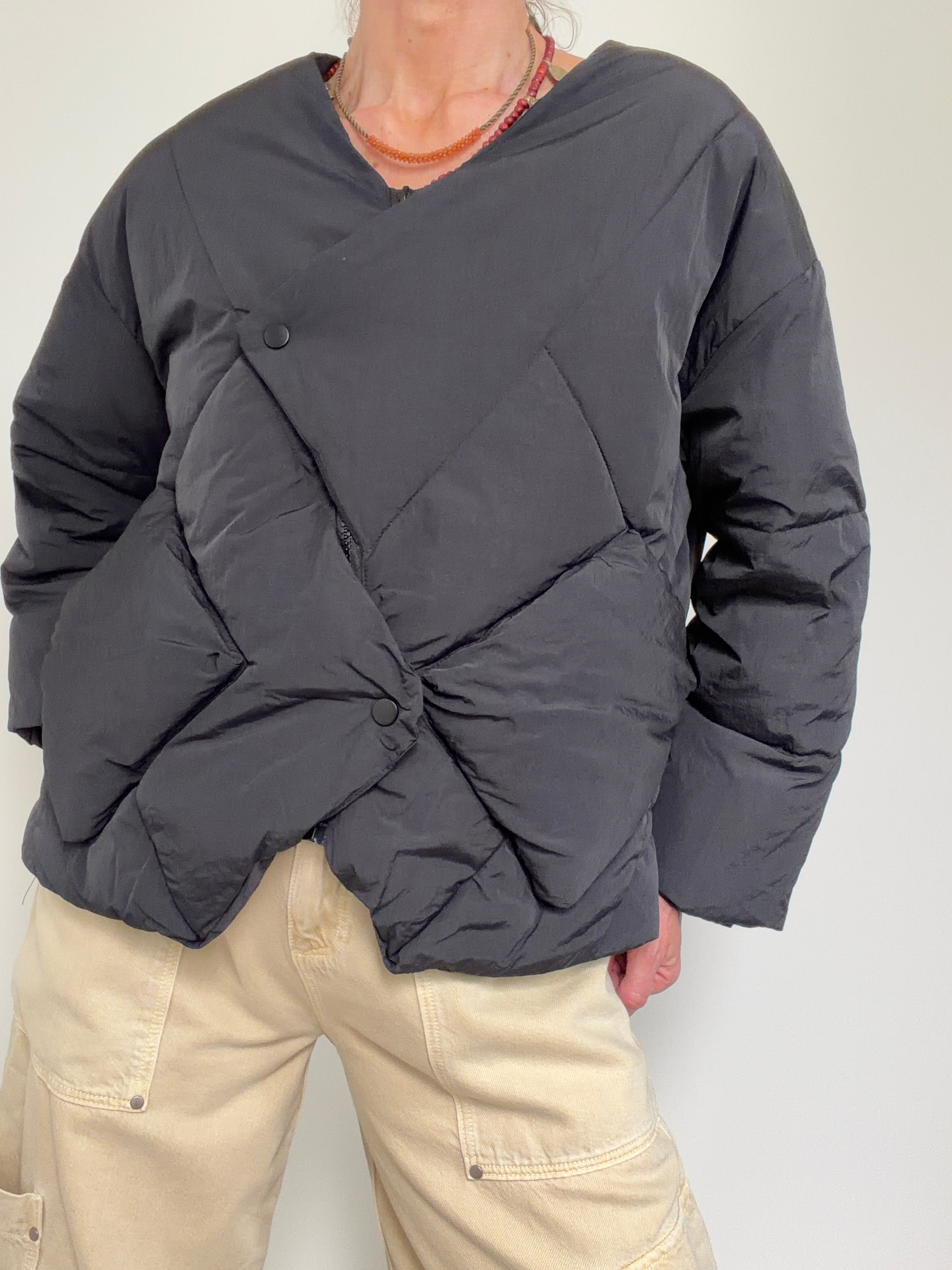 Crossover Puffer Black
