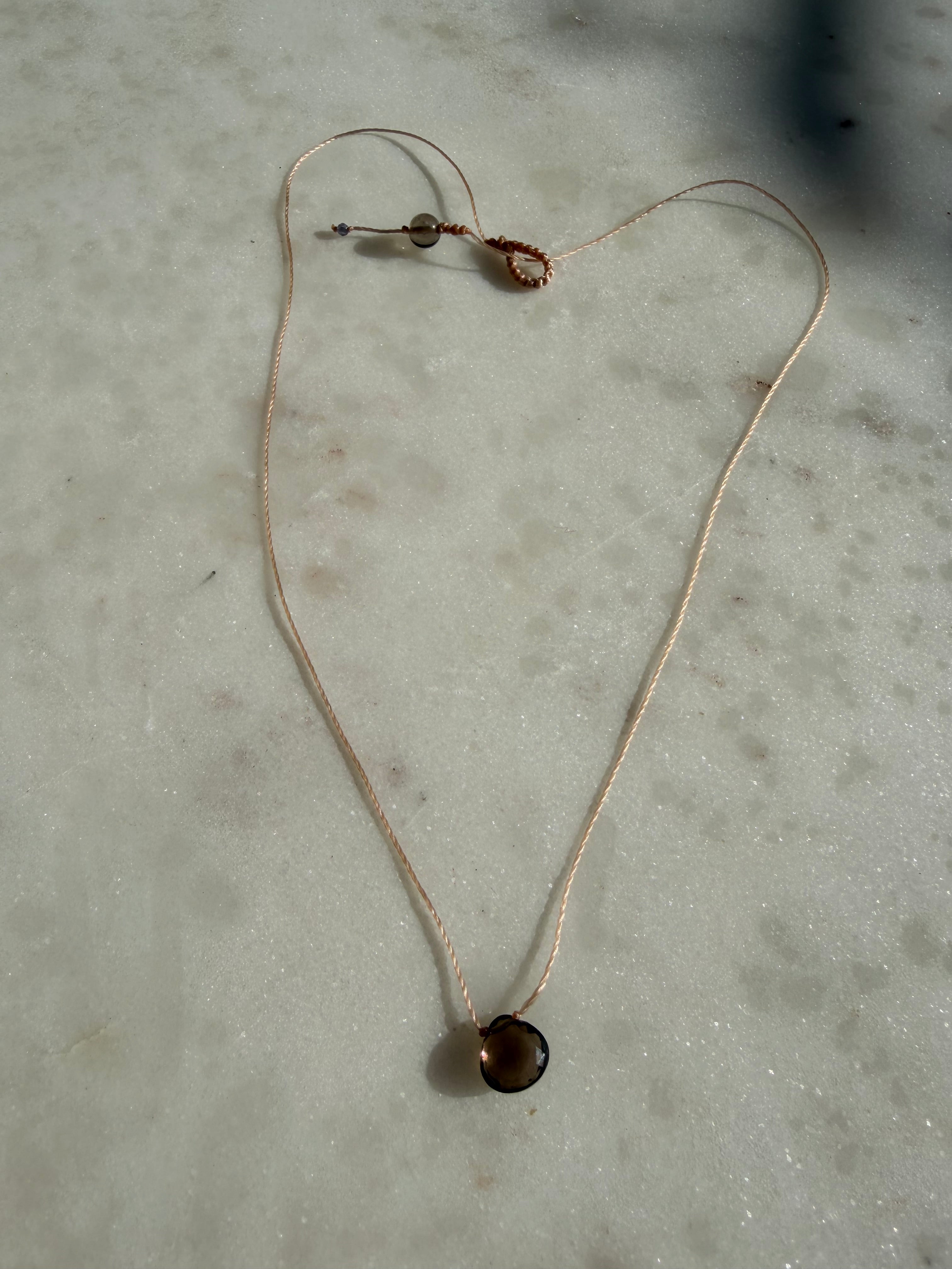 Smokey Quartz Drop | Necklaces