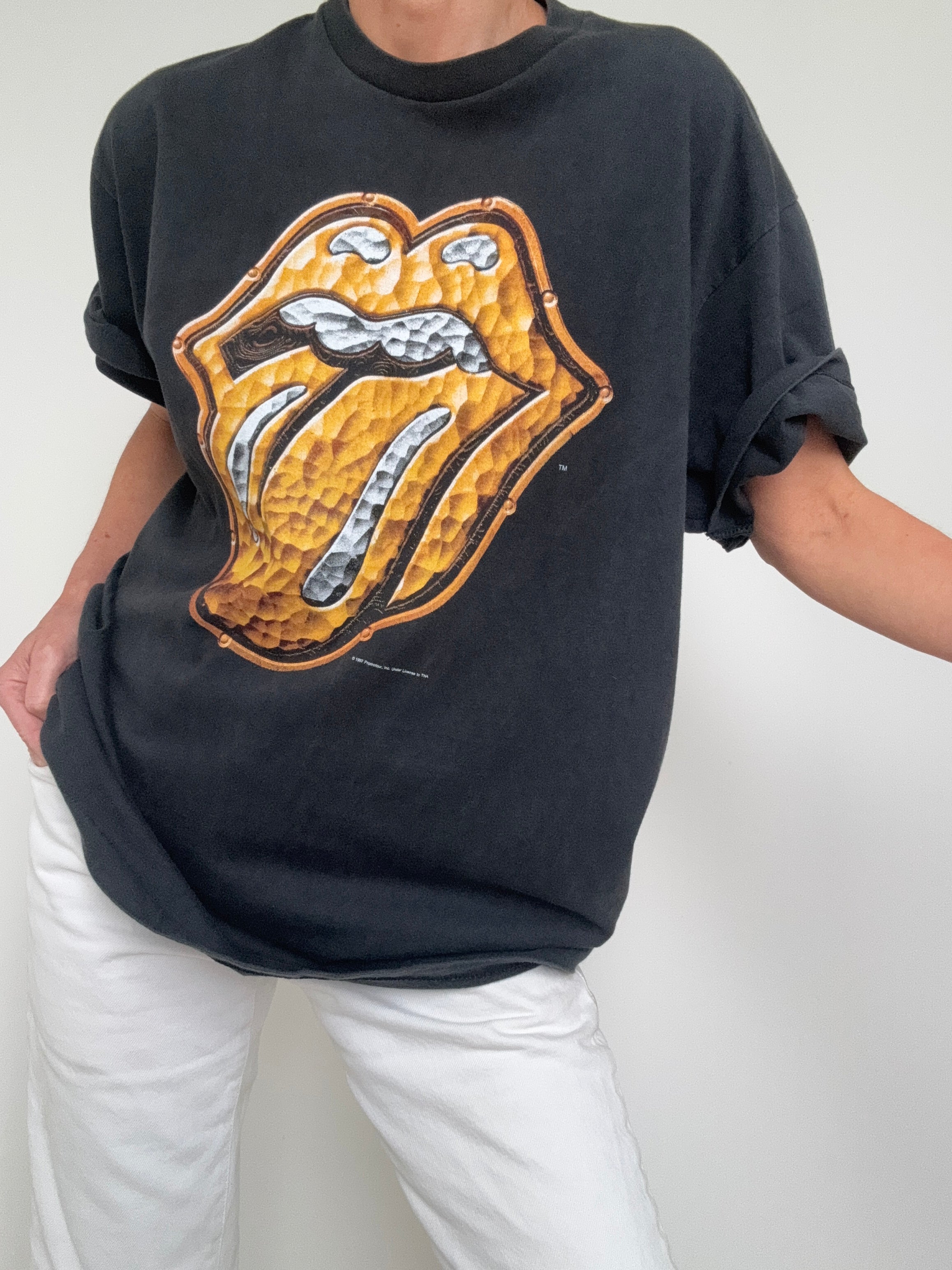 Vintage Style Gold Tongue Tee