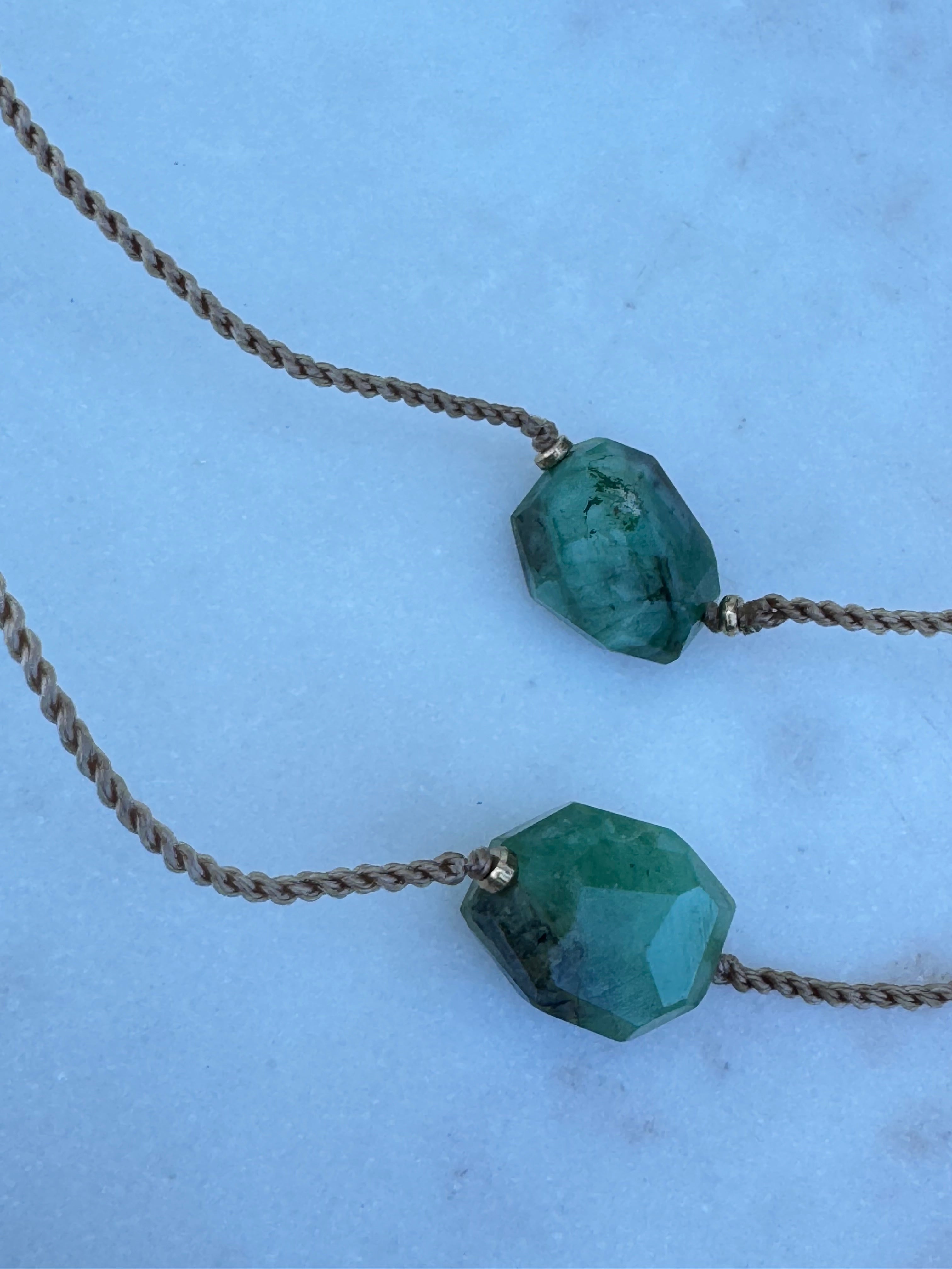 String Chrysoprase Choker