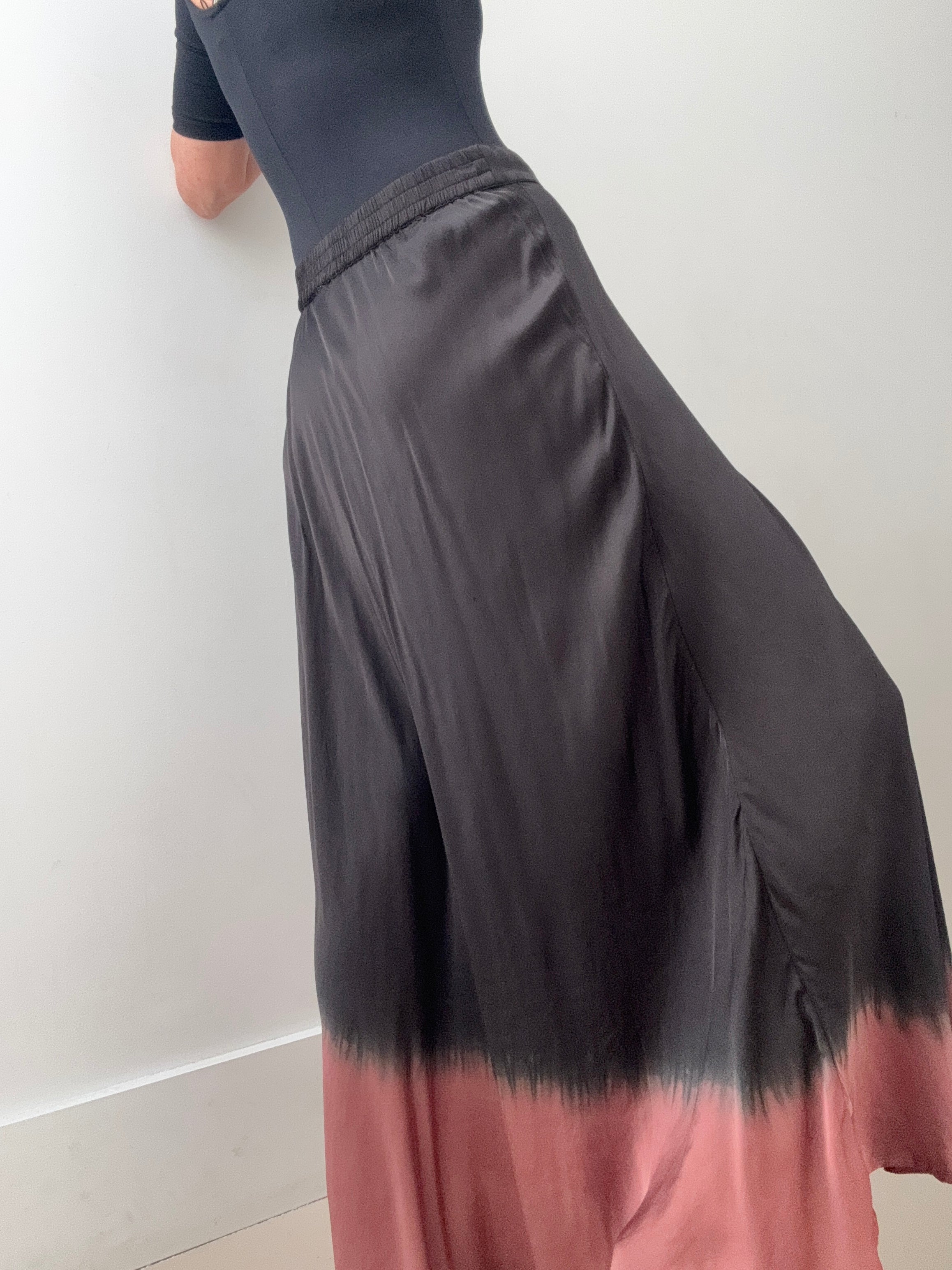 Silk Ombre Skirt Pecan | Skirts