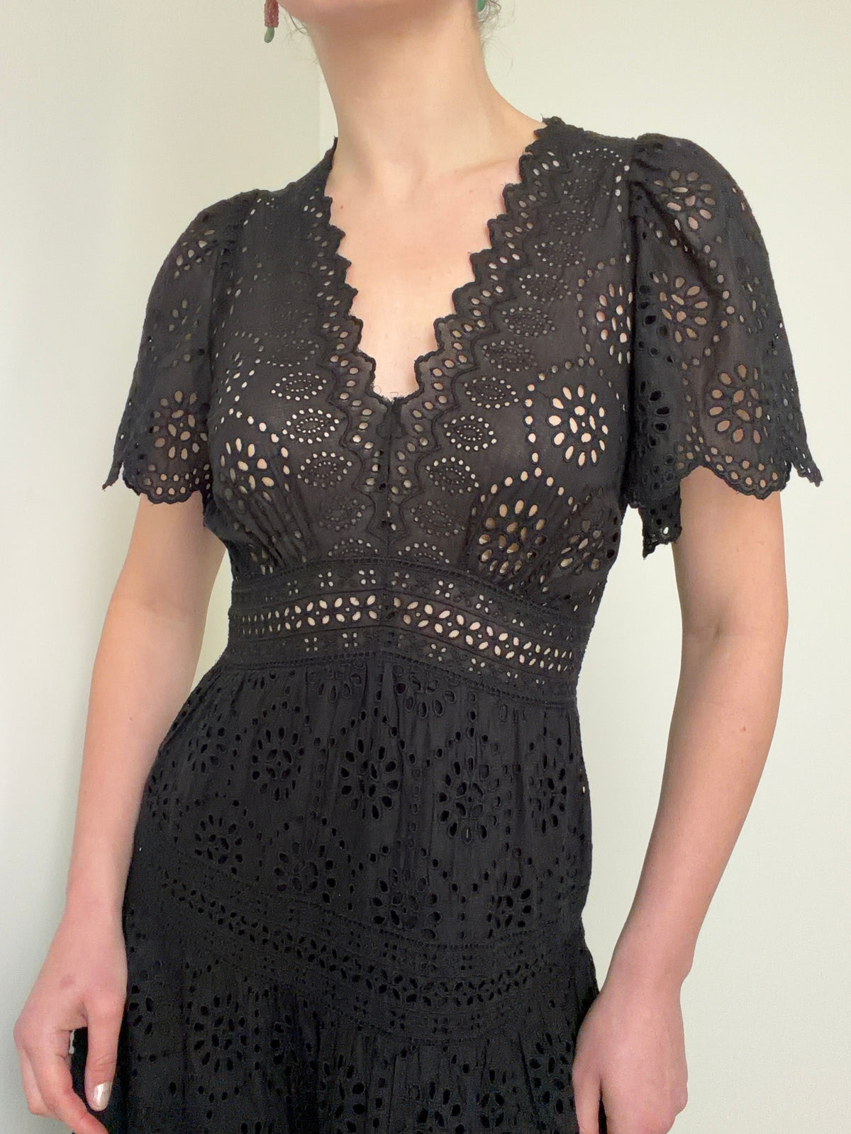 Eyelet Prairie Midi Dress