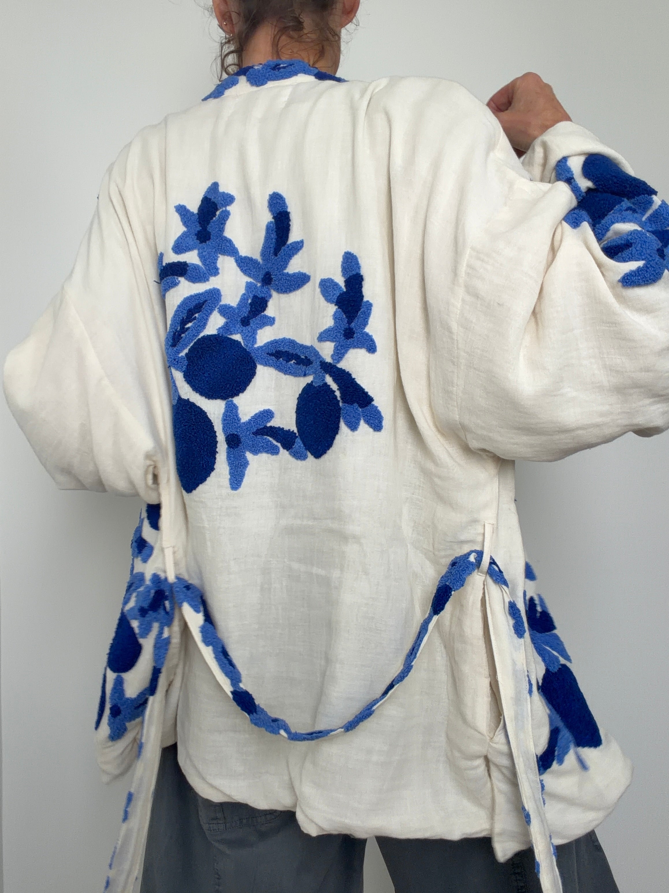 Amalfi Bloom Kimono Jacket