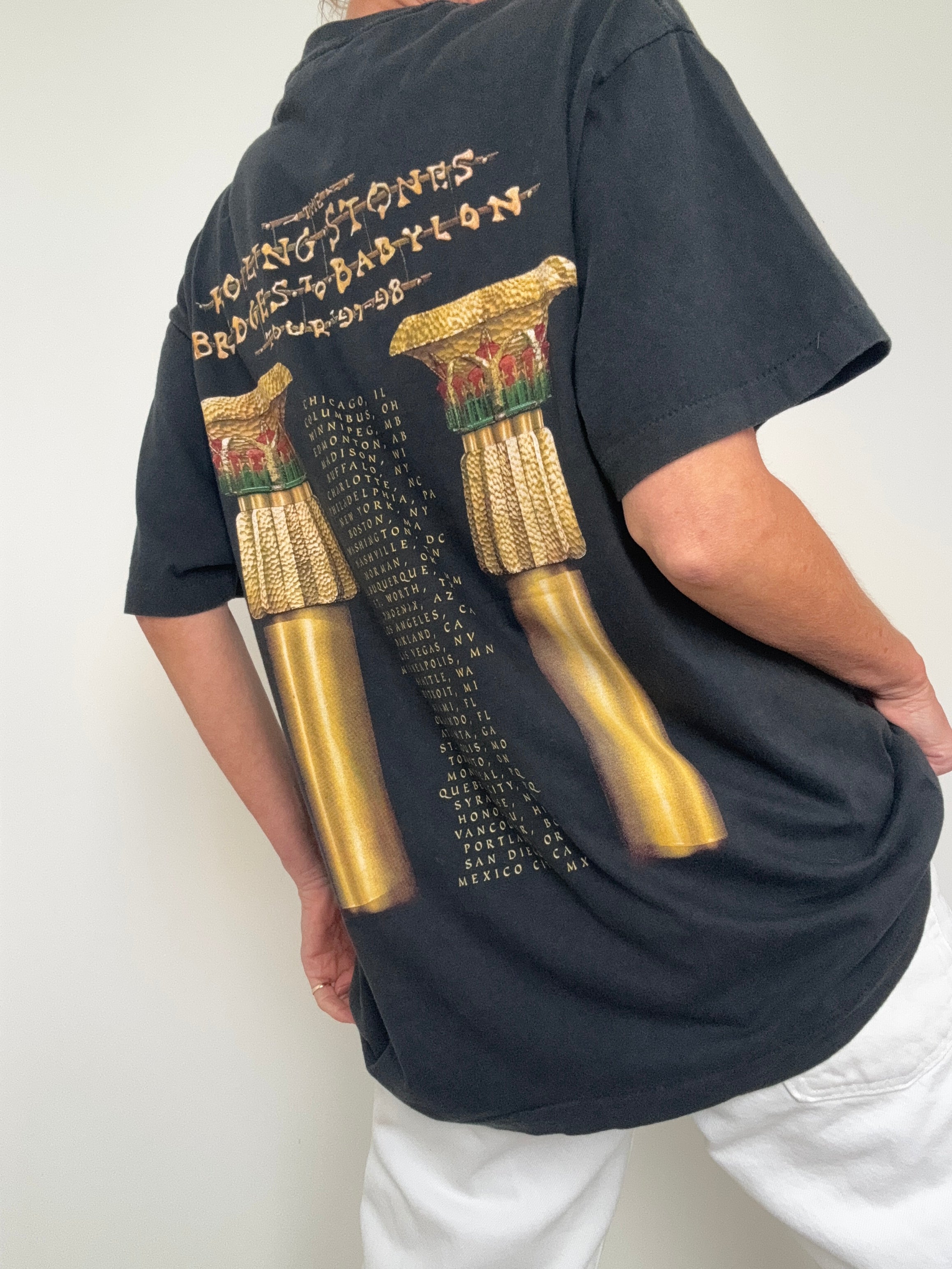 Vintage Style Gold Tongue Tee