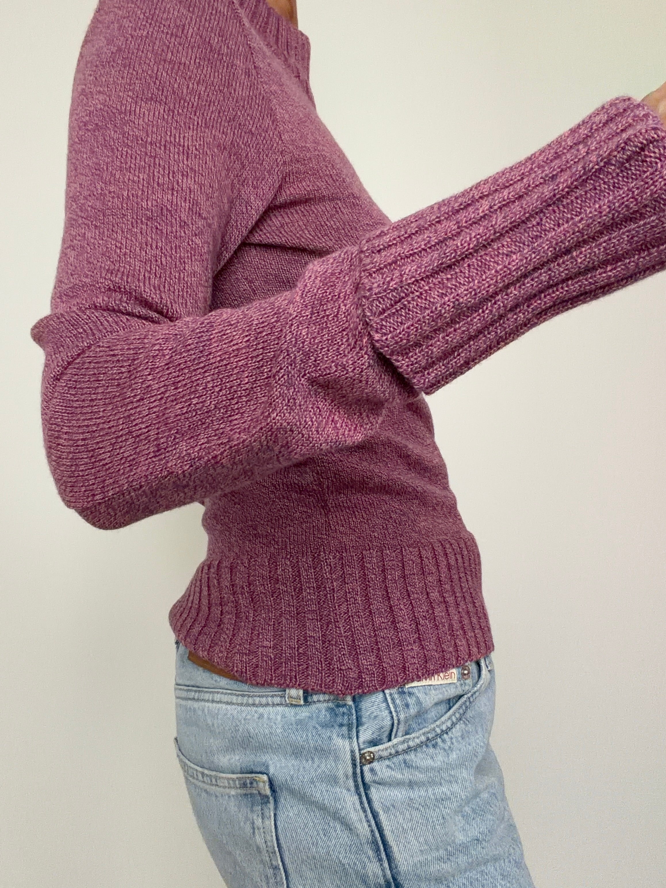 Rasberry Wool Knit