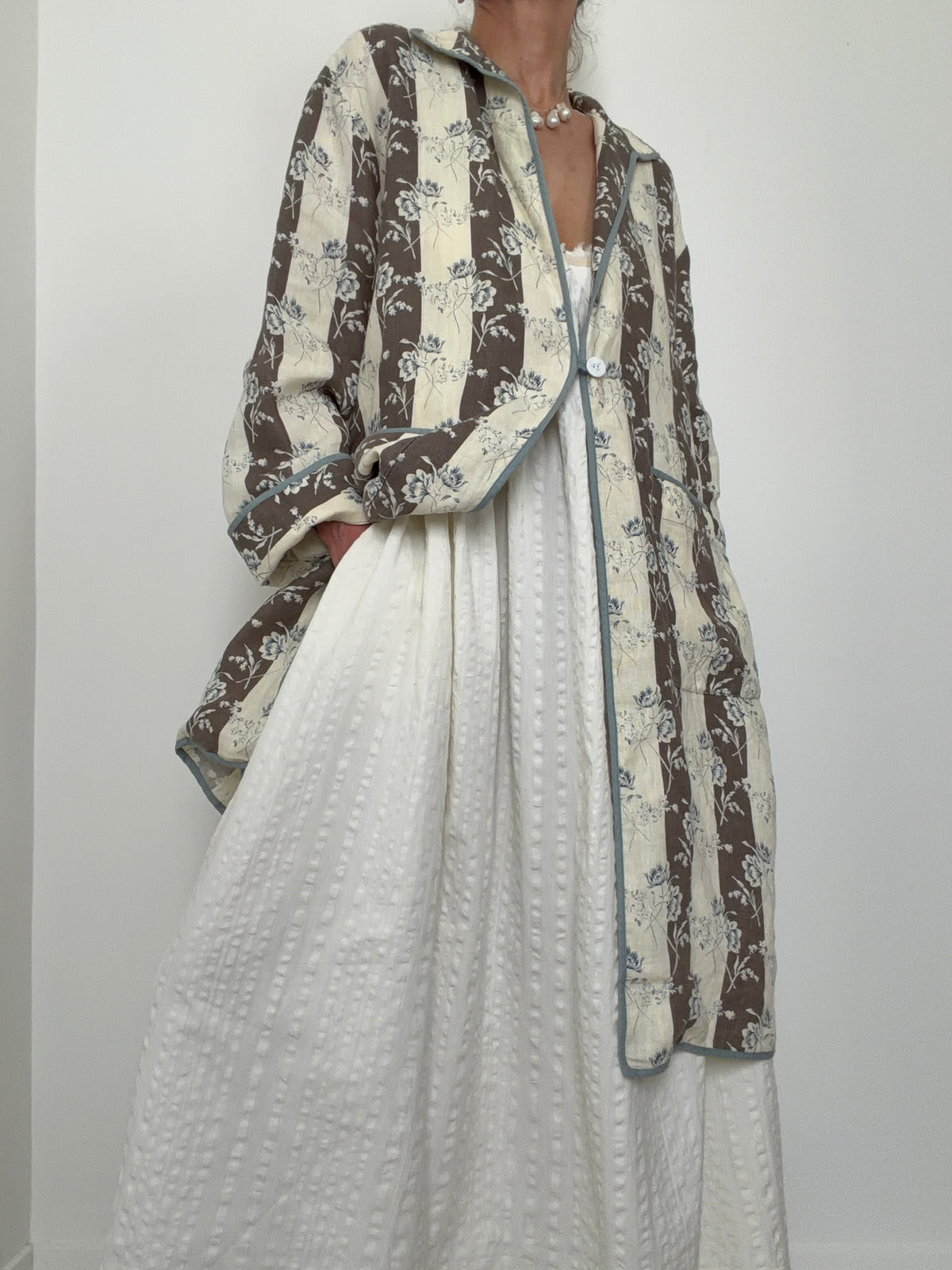 Cali Floral-Print Button Shirt