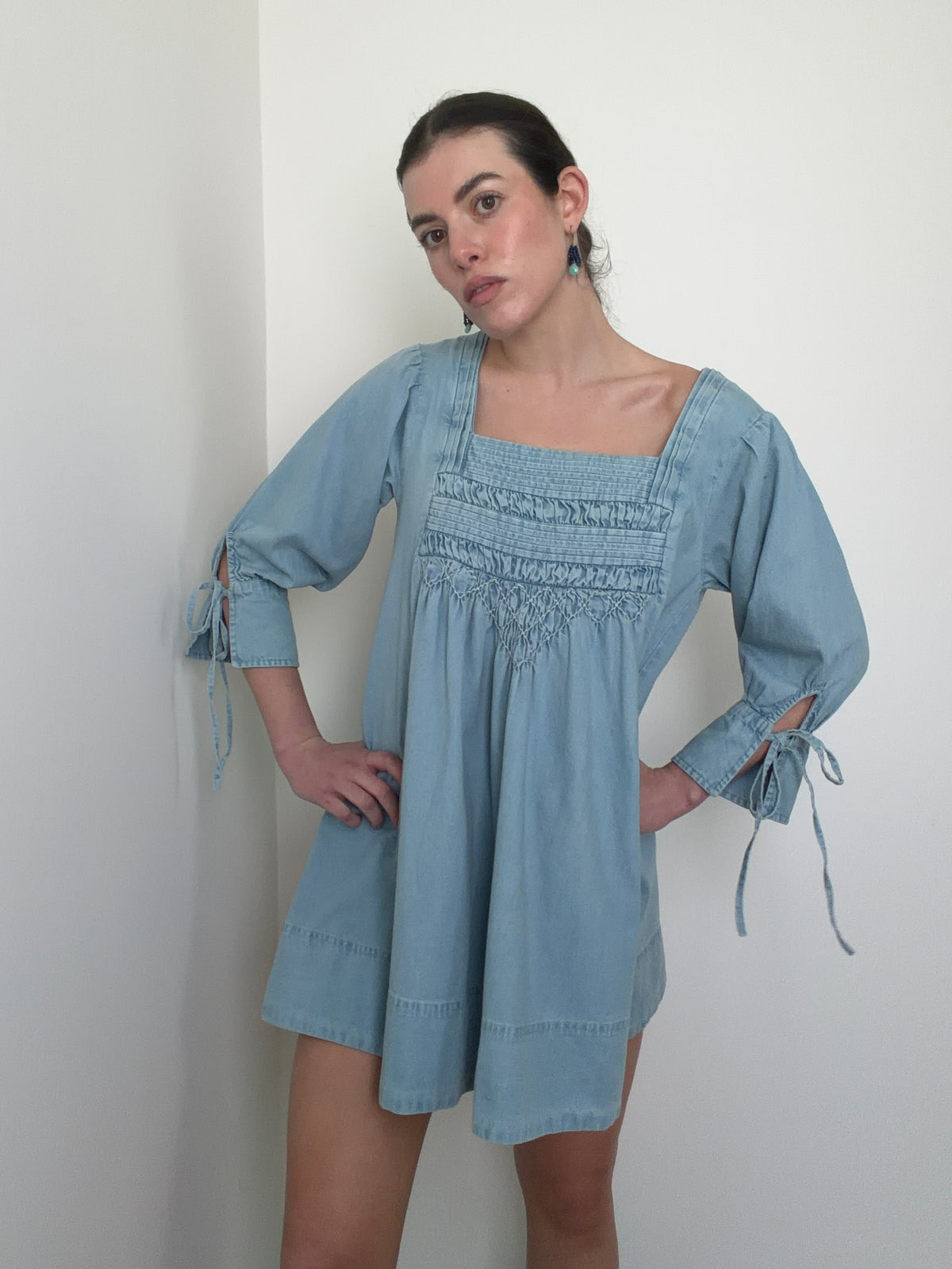 Sonora Denim Mini Dress