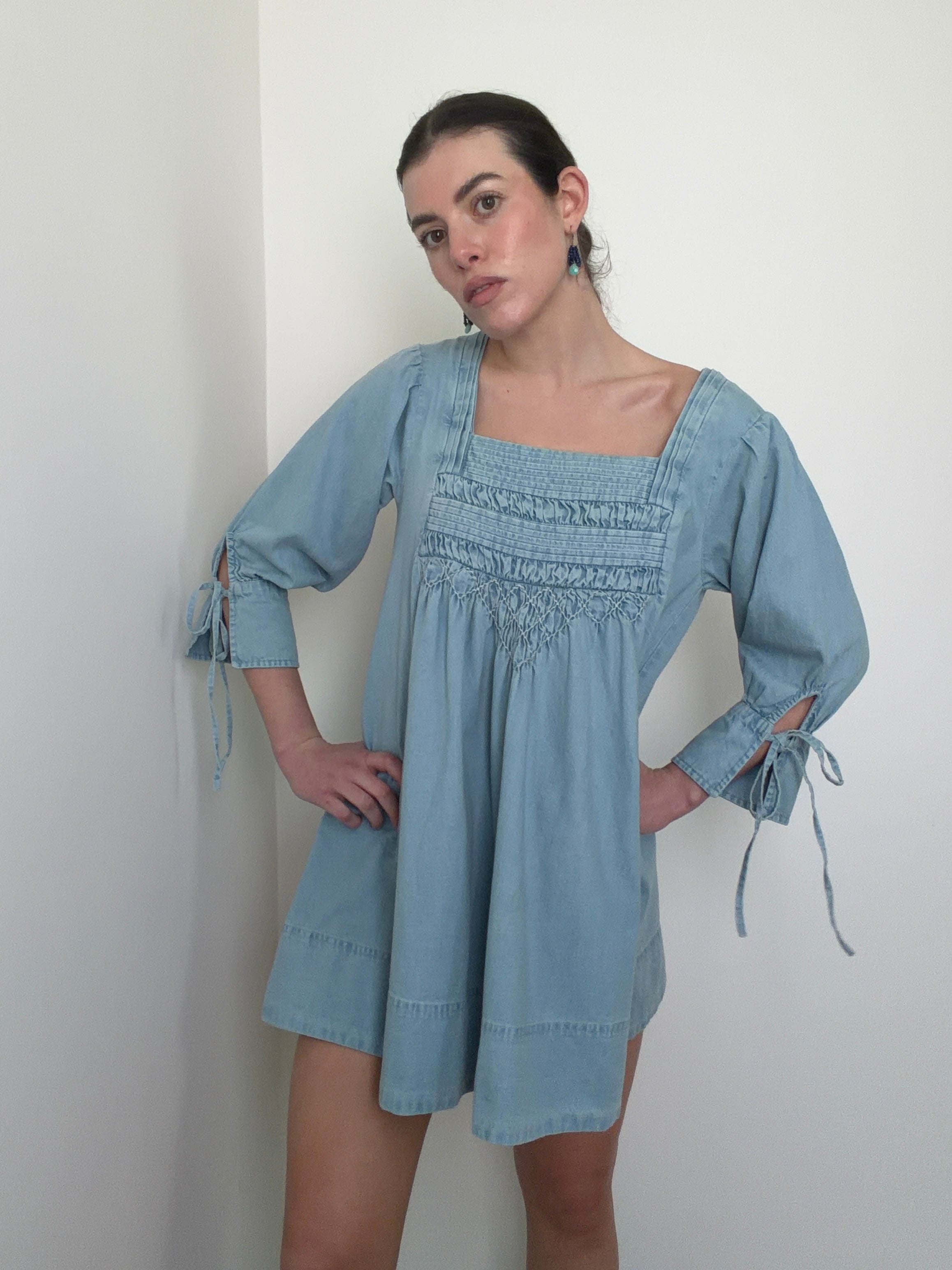 Sonora Denim Mini Dress