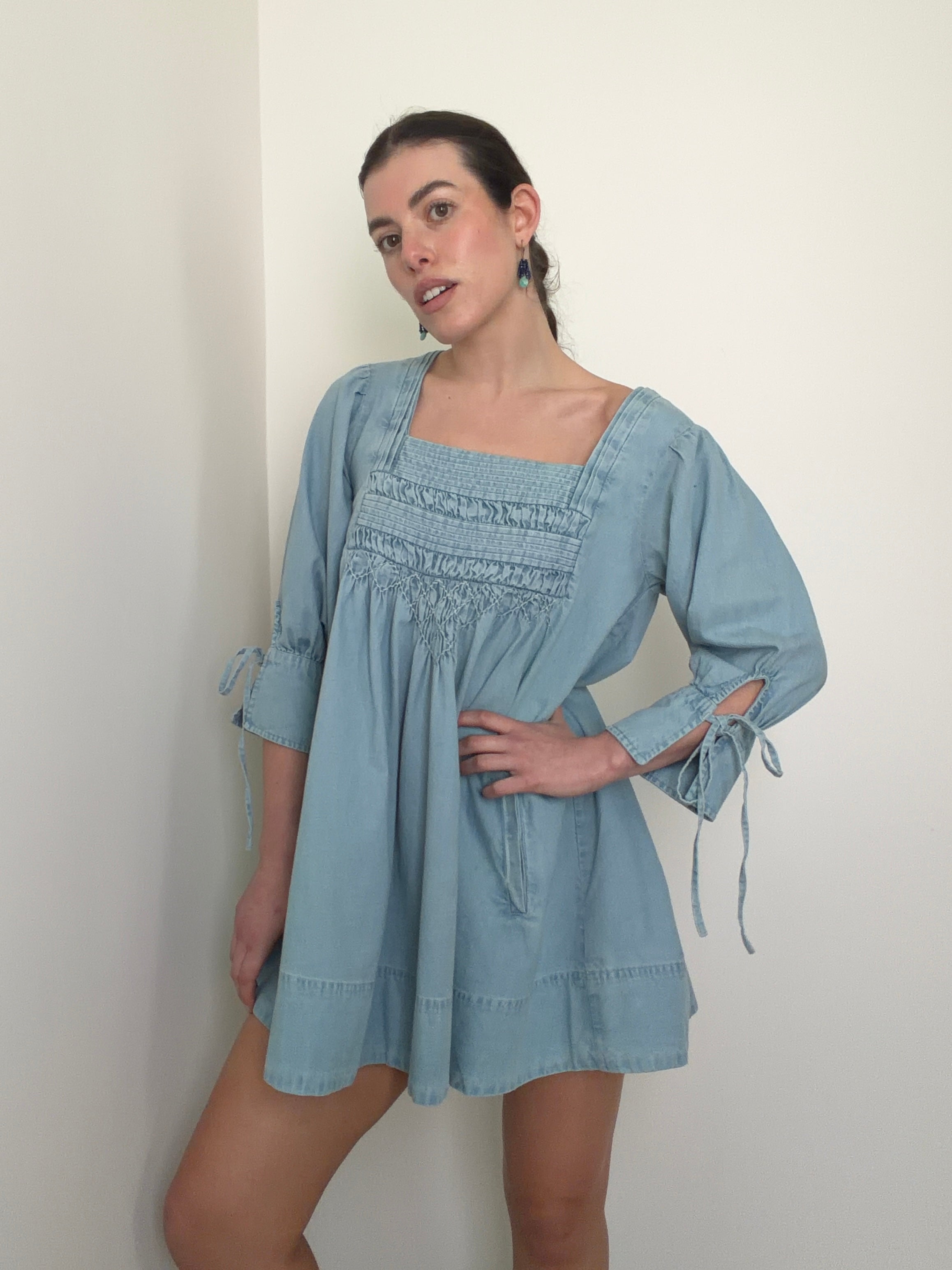 Sonora Denim Mini Dress