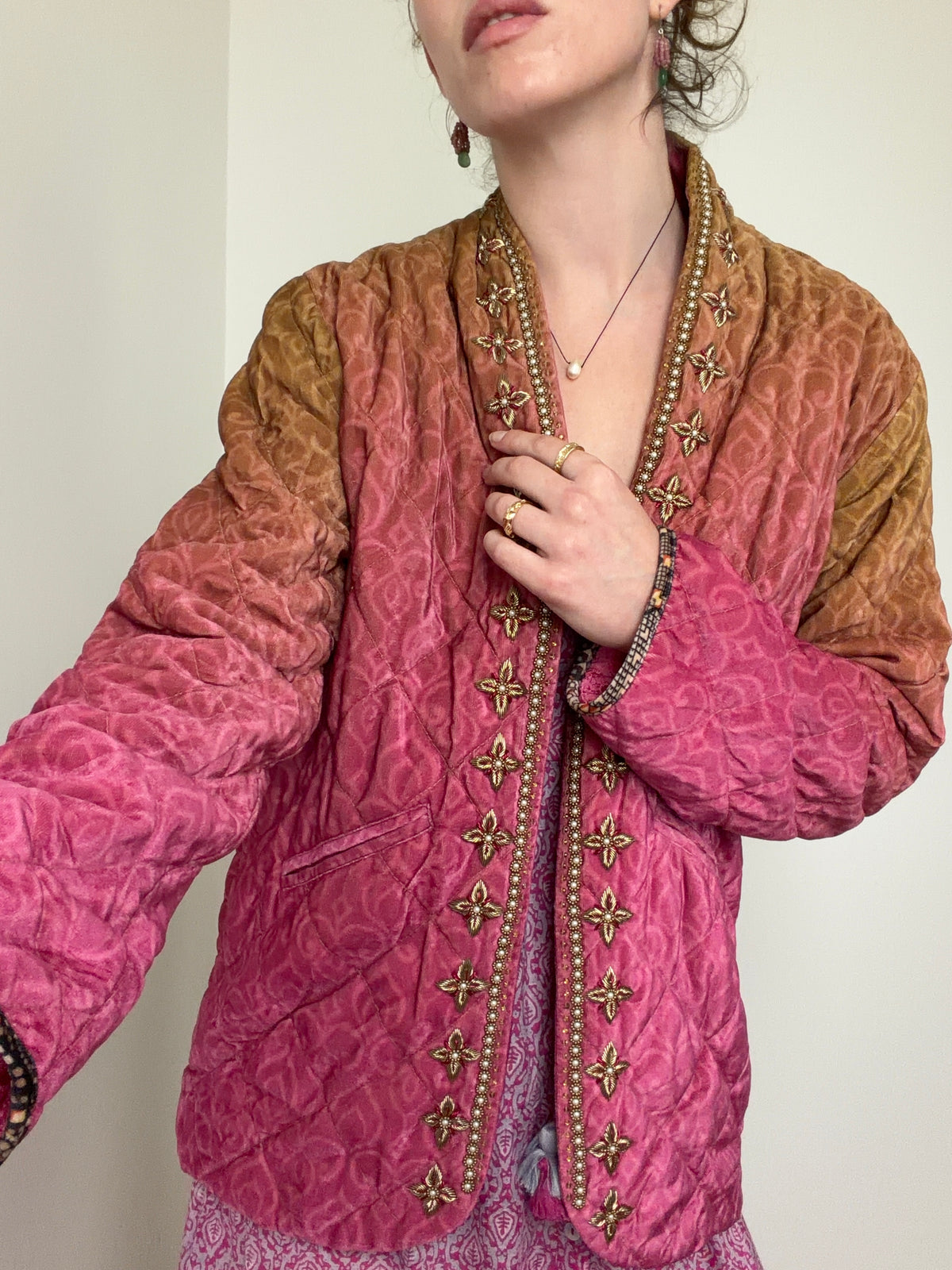 Rapsodia Velvet Quilted Jacket