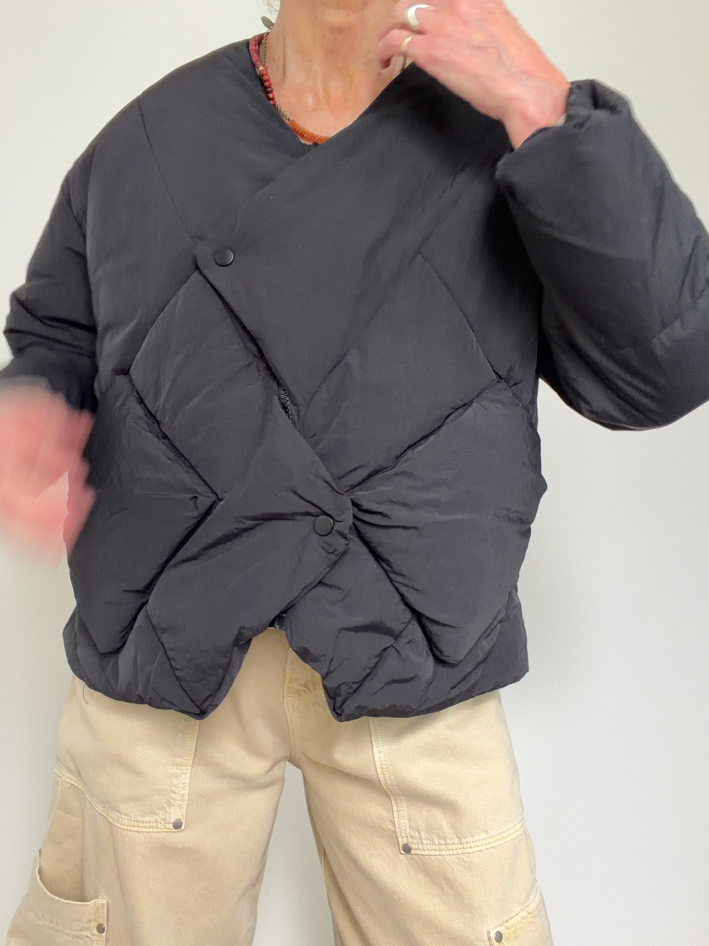 Crossover Puffer Black