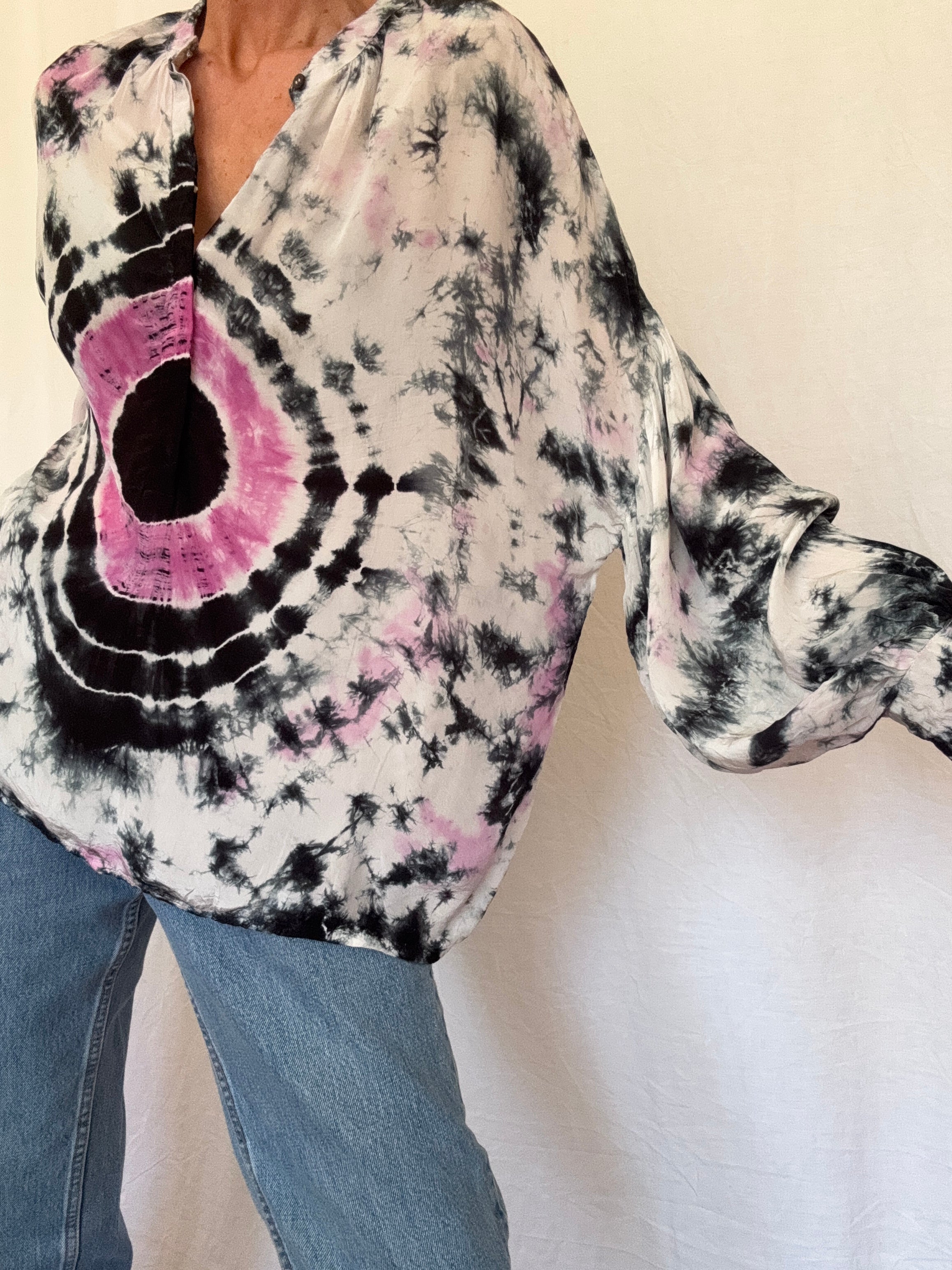 Romy Blouse Floss Tiedye | Blouses