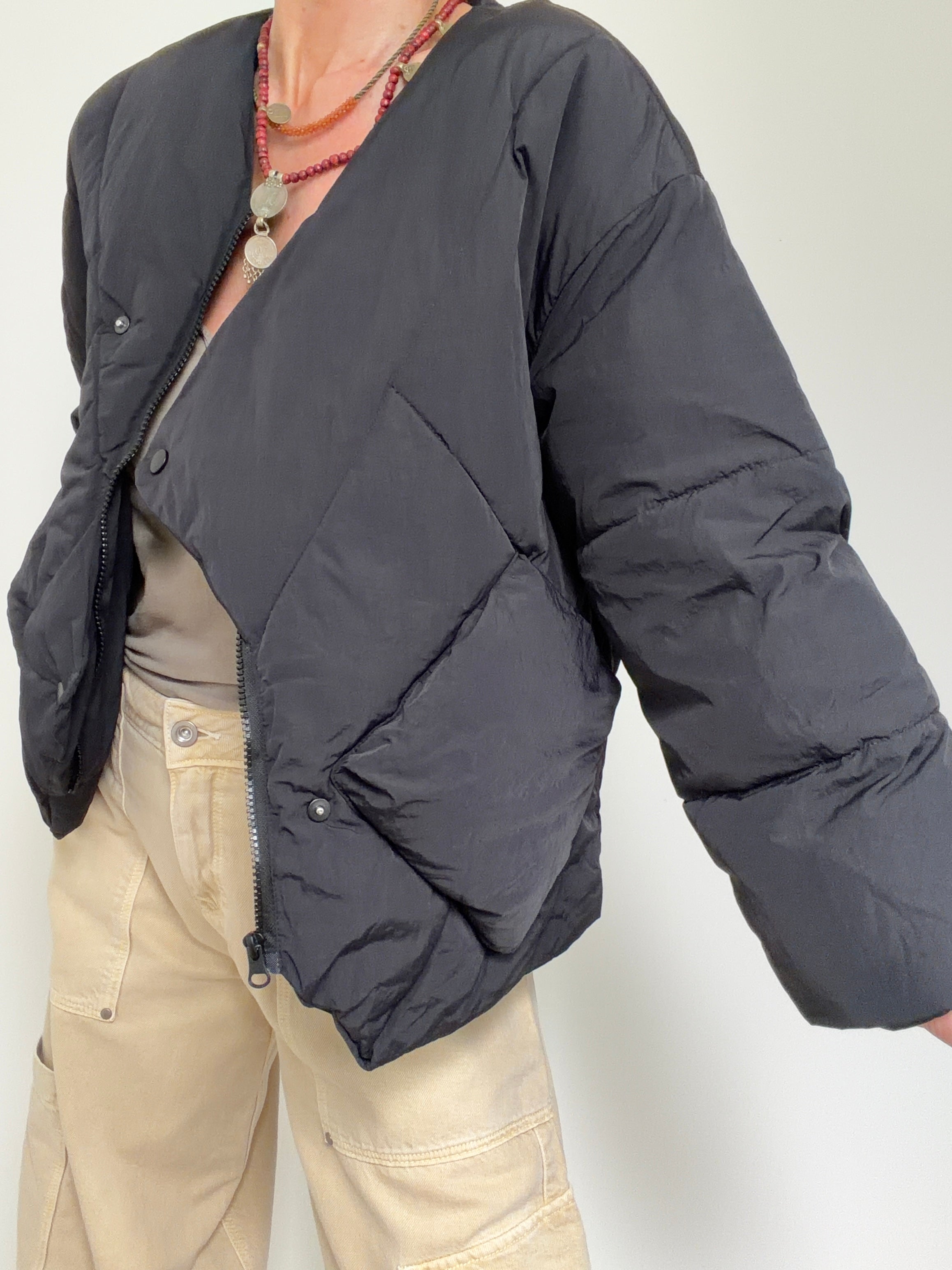 Crossover Puffer Black