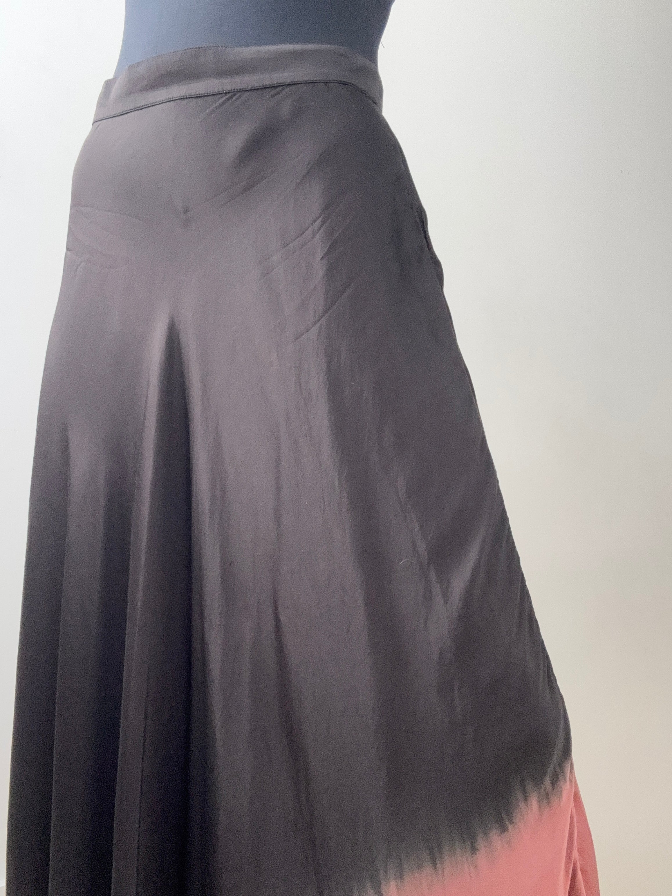 Silk Ombre Skirt Pecan | Skirts