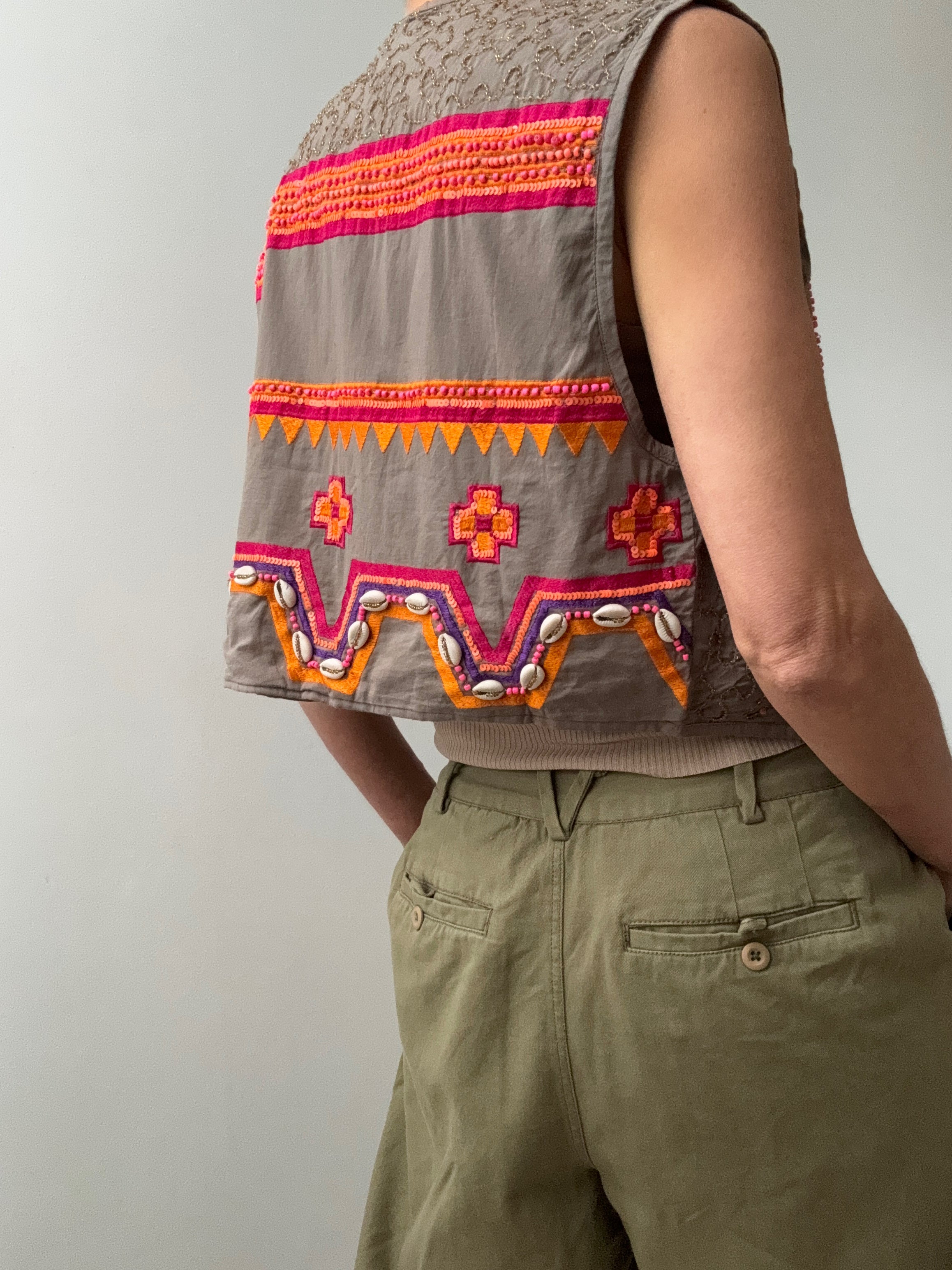 Amina Cotton Vest Shells | Vests
