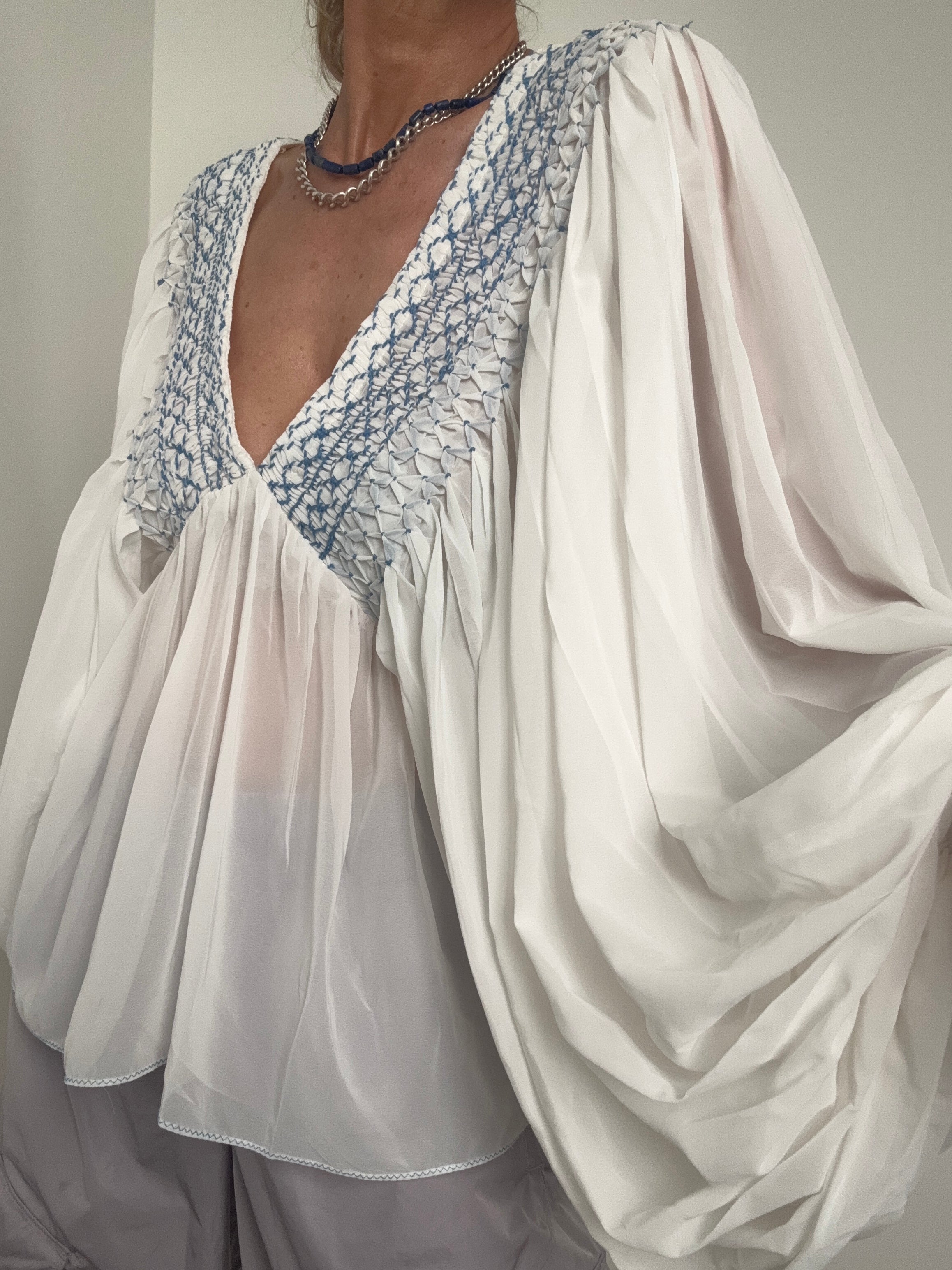 Smocked Bohemian Top | Tops