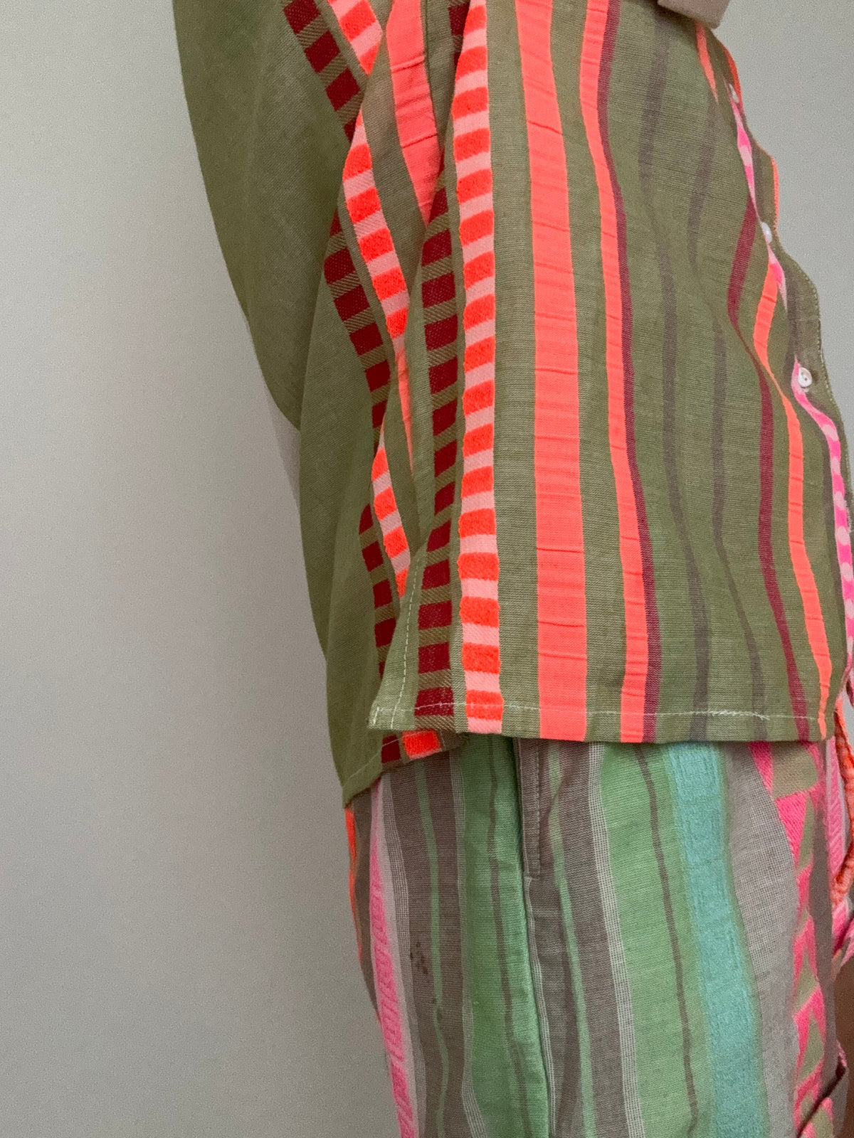 Shorts & Shirt Set Fluro & Green