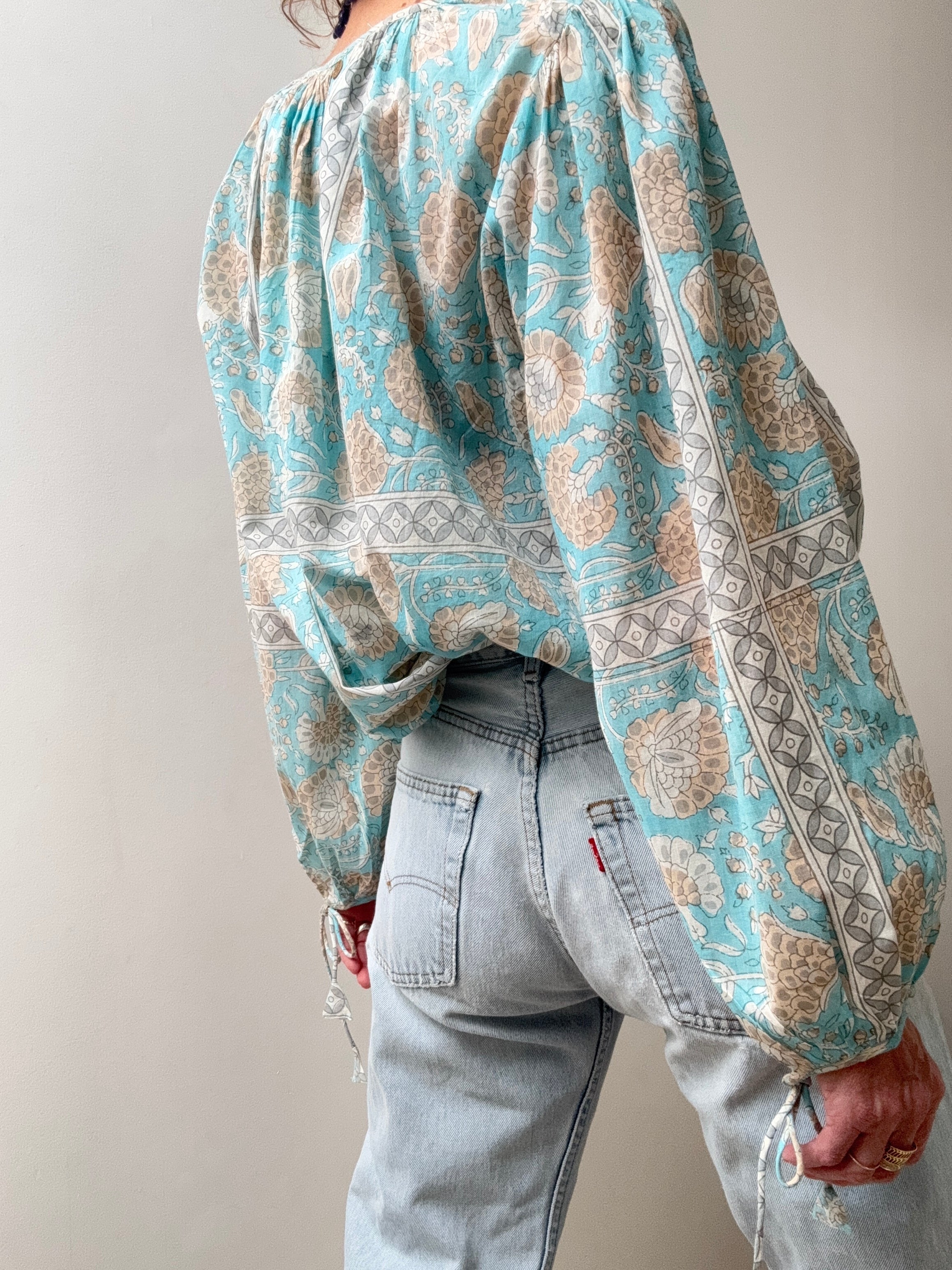 Antik Batik Flavie Blouse Blue | Blouses