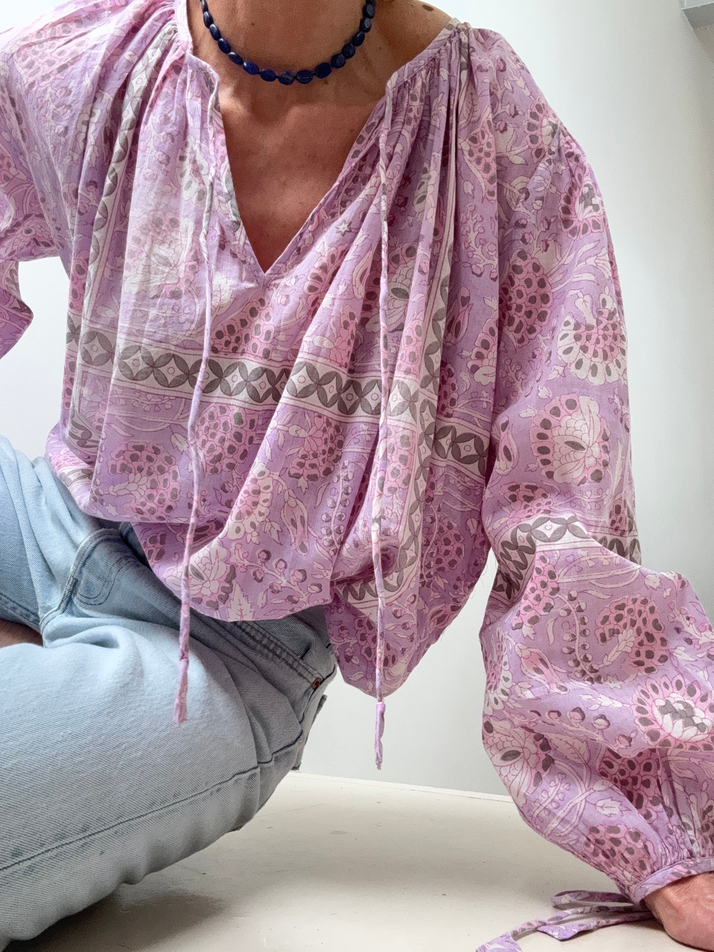 Antik Batik Flavie Blouse Purple | Blouses