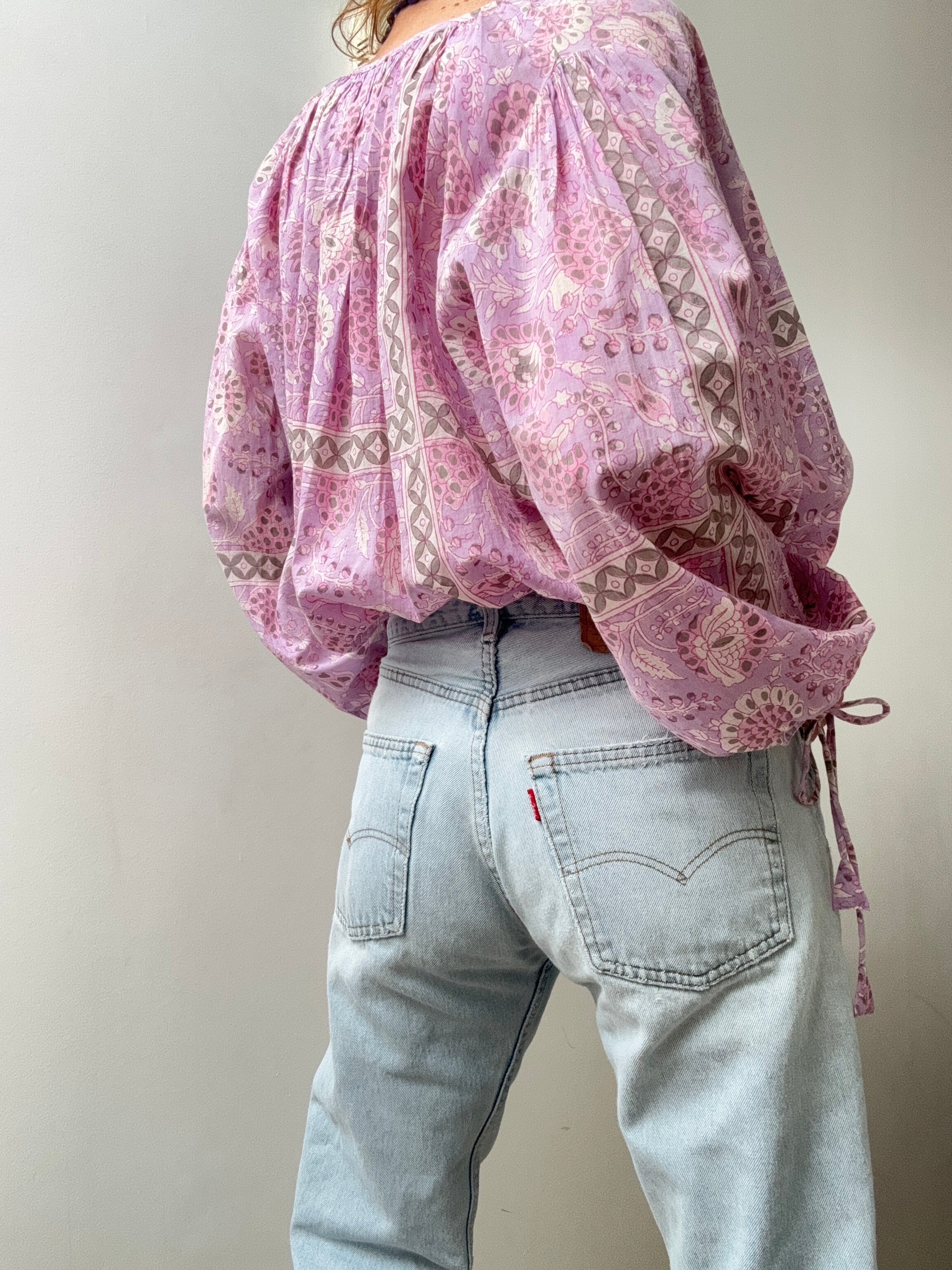 Antik Batik Flavie Blouse Purple | Blouses
