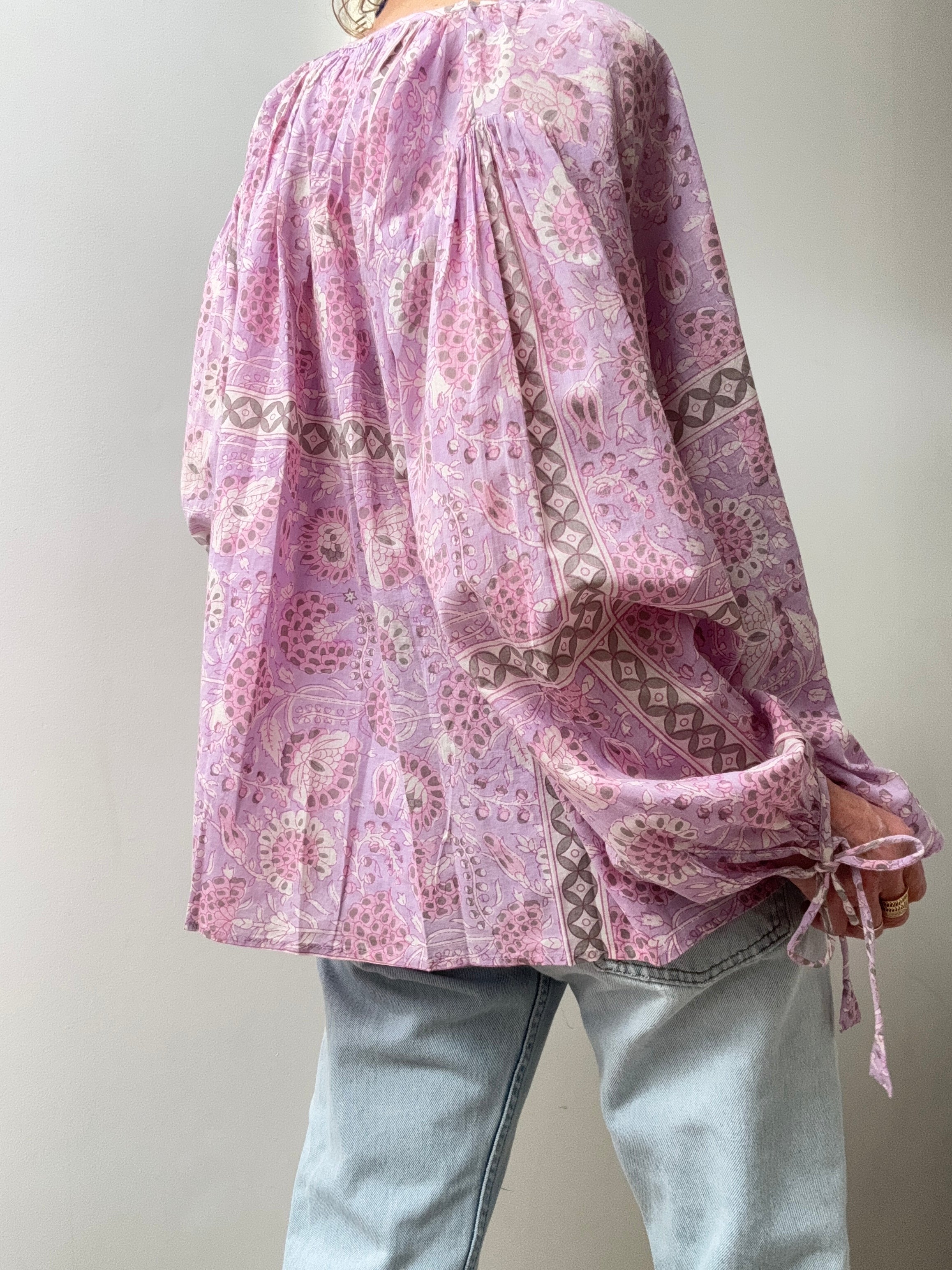 Antik Batik Flavie Blouse Purple | Blouses