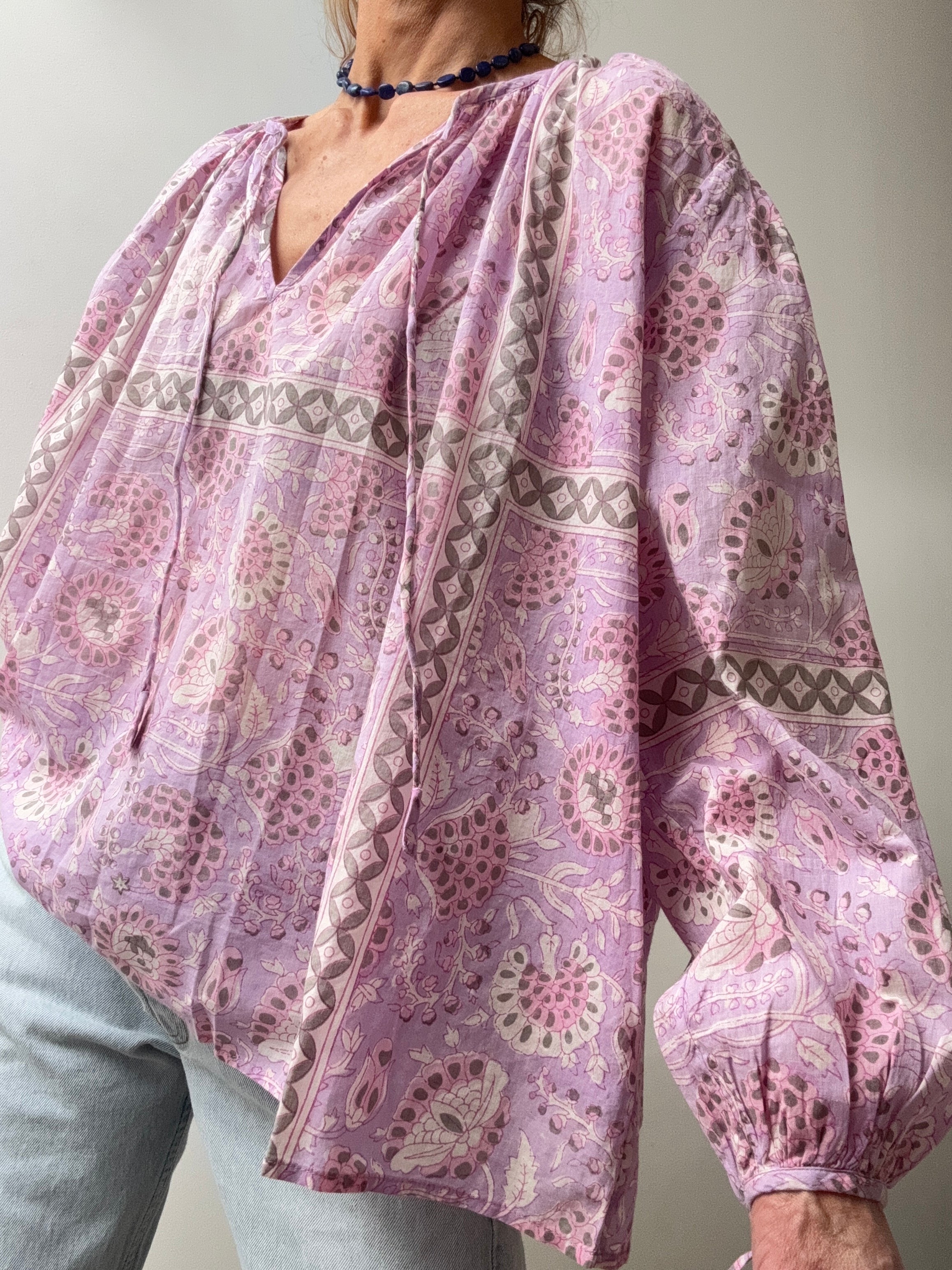 Antik Batik Flavie Blouse Purple | Blouses