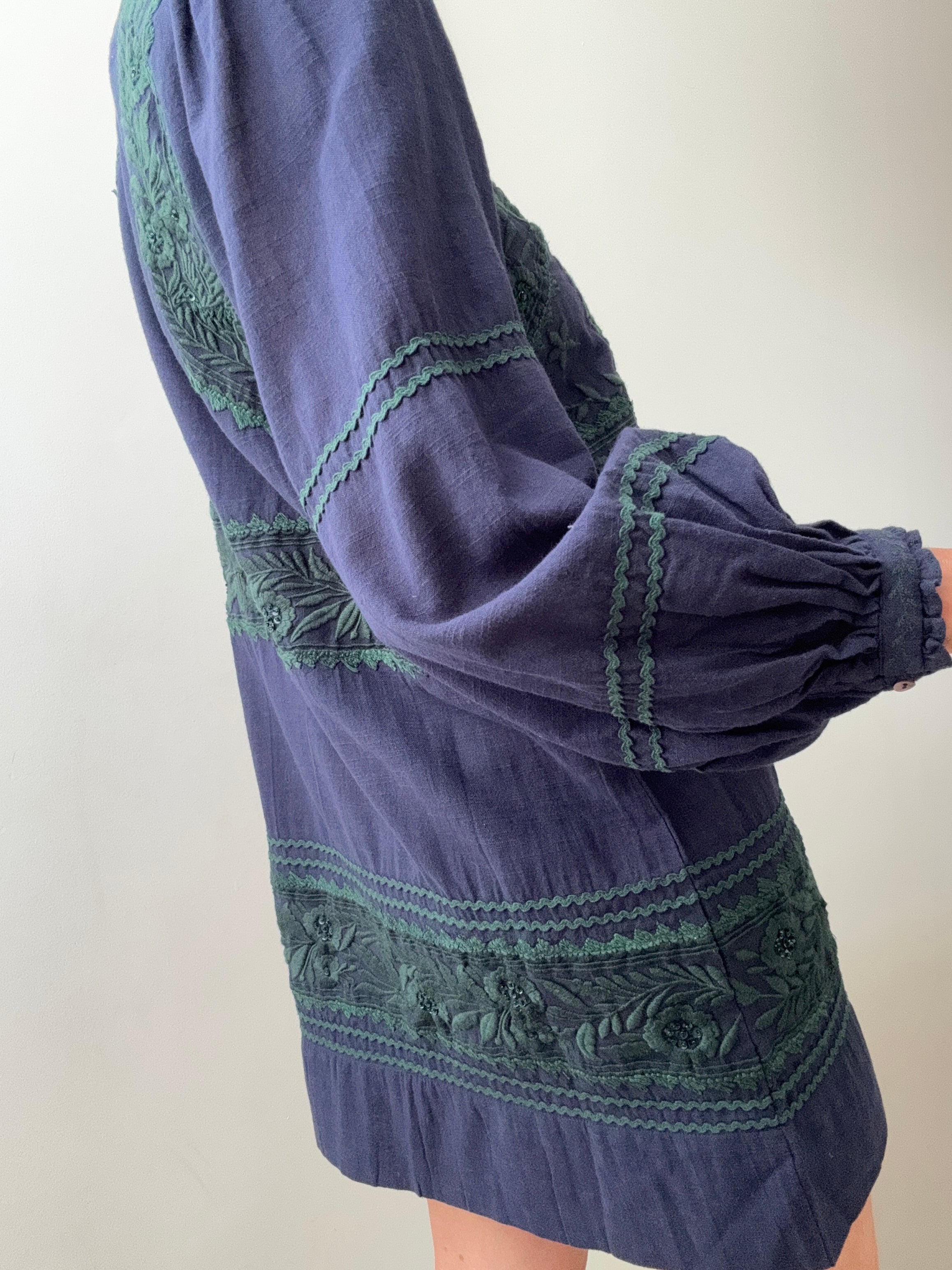 Antik Batik Dresses Small Hungarian Mini Dress