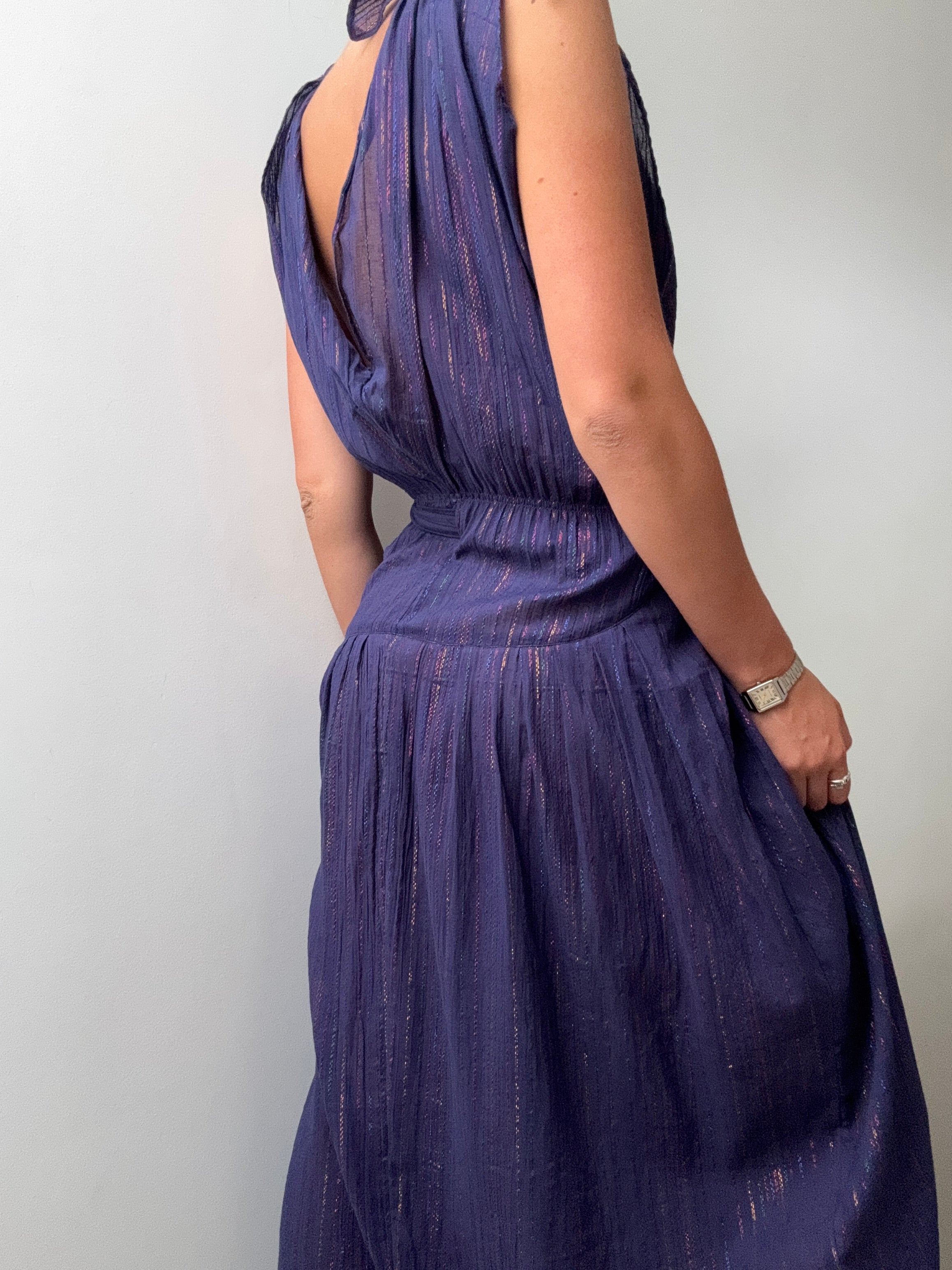 Antik Batik Dresses UK10/EU38 Mimi Long Dress Grape