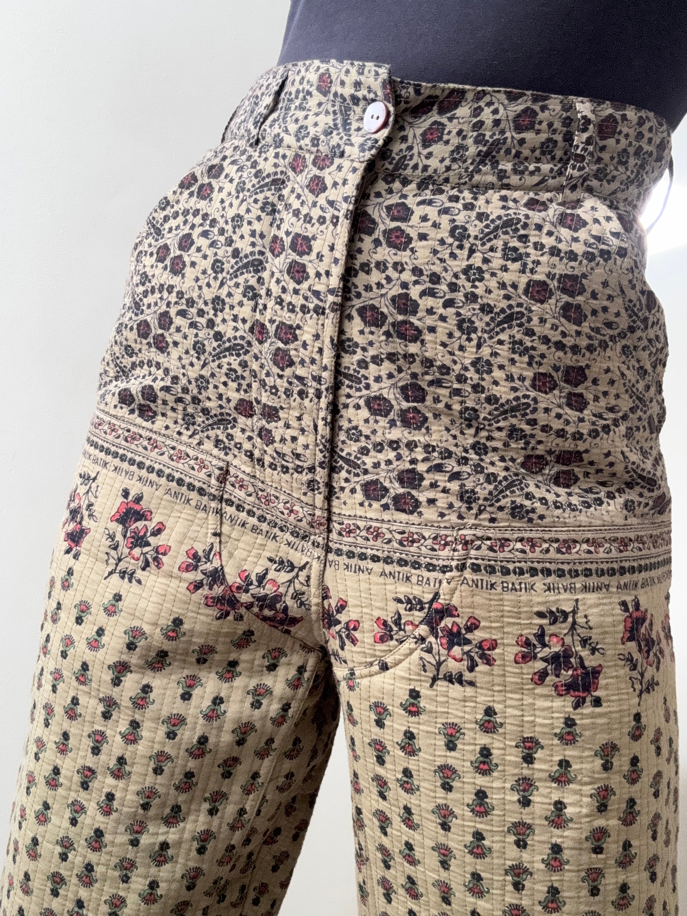 Irina Quilt Block Print Pants | Pants