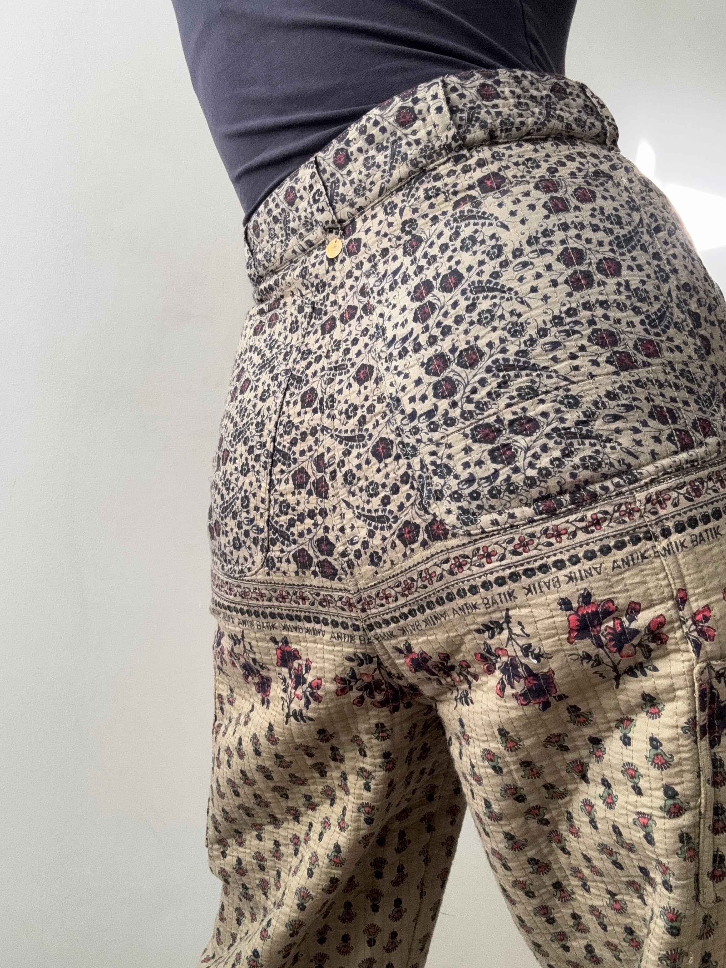 Irina Quilt Block Print Pants | Pants