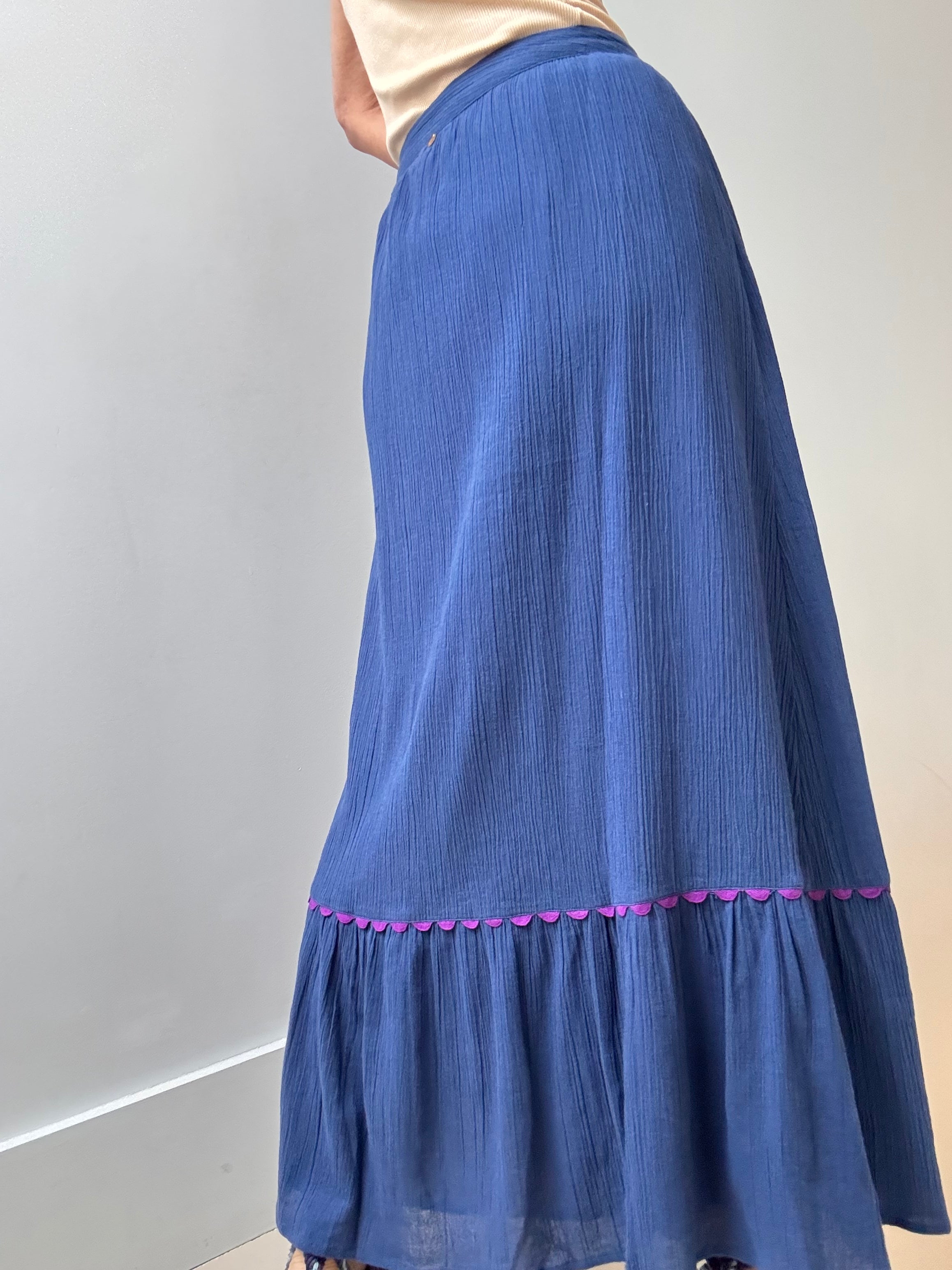 Blue Garden Skirt | Skirts