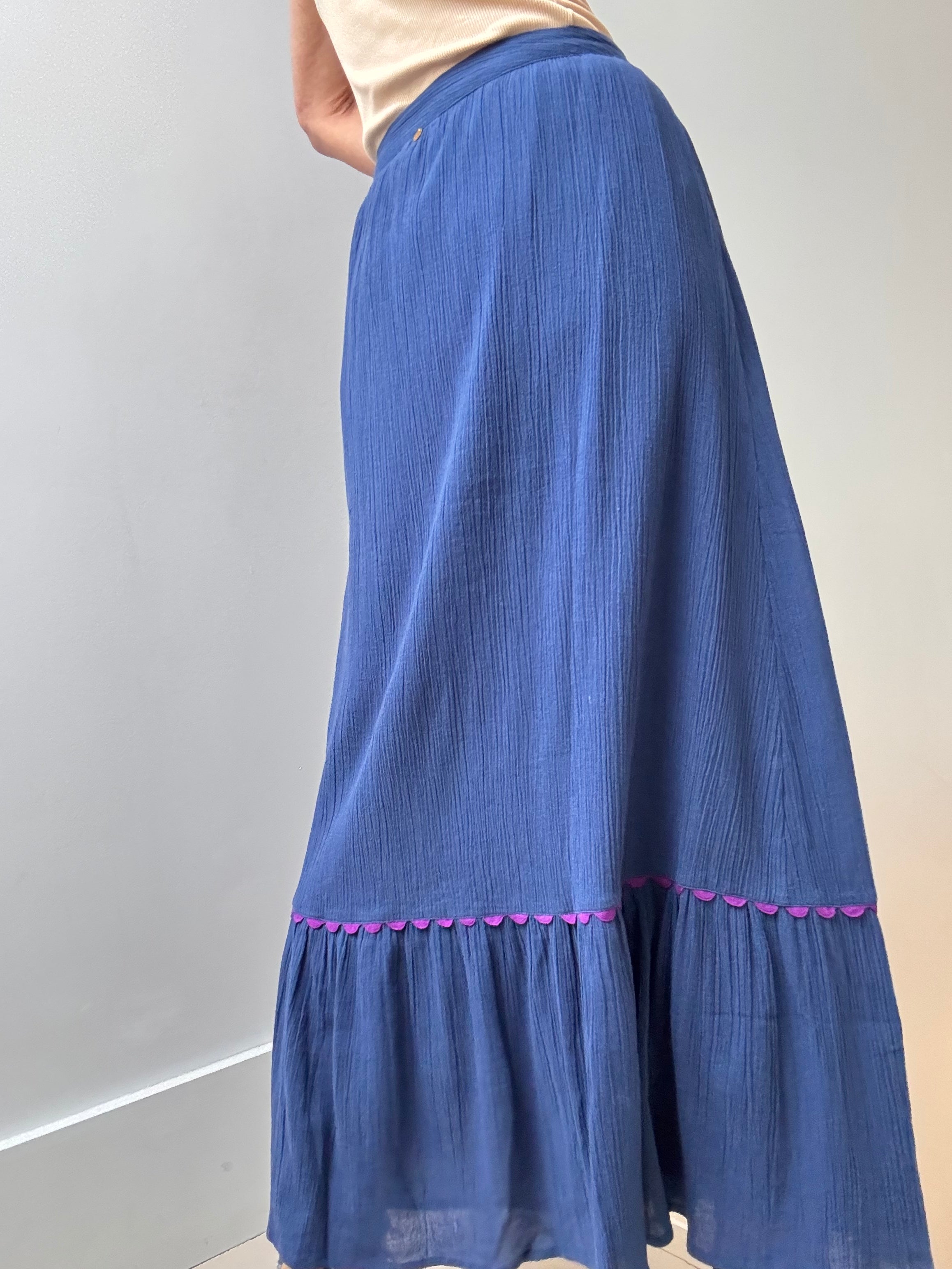 Blue Garden Skirt | Skirts
