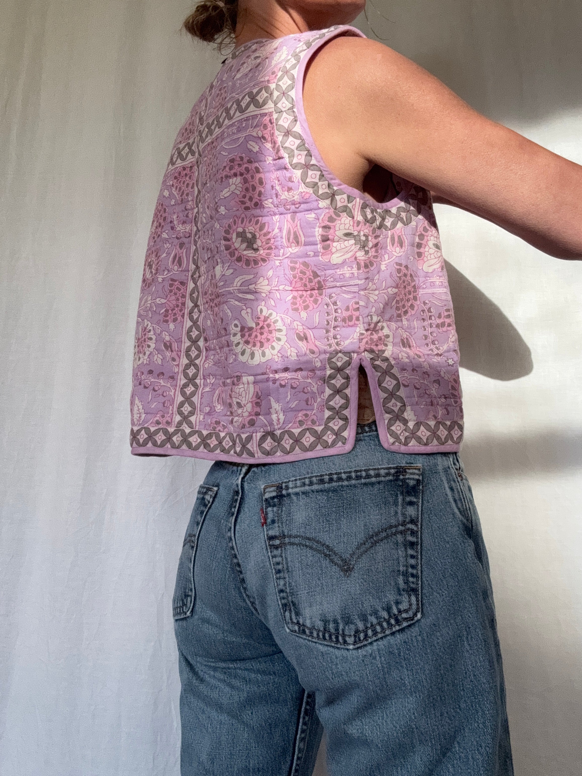 Antik Batik Block Print Vest | Vests