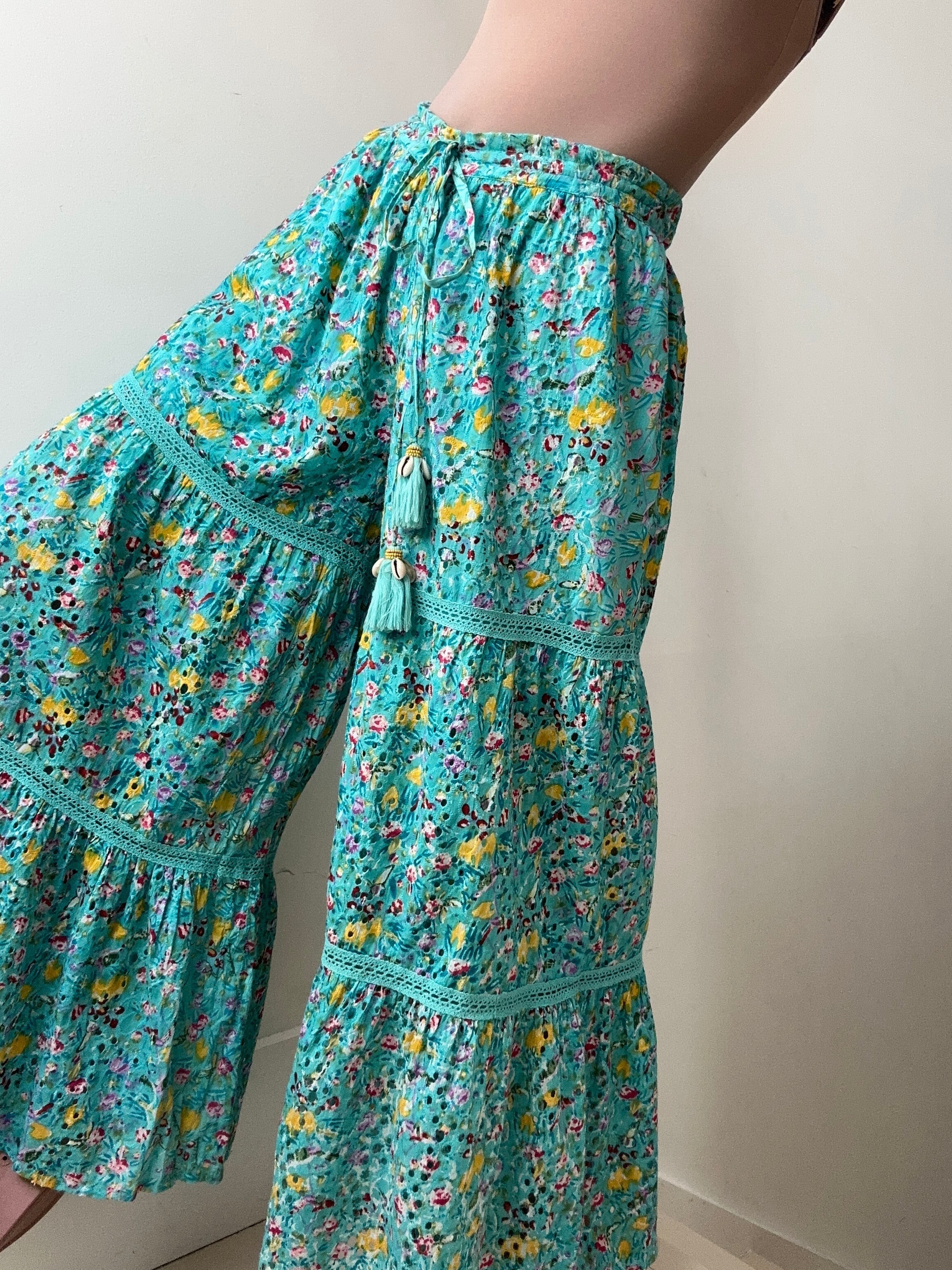 Beatnik Philosophy Floral Flares | Pants
