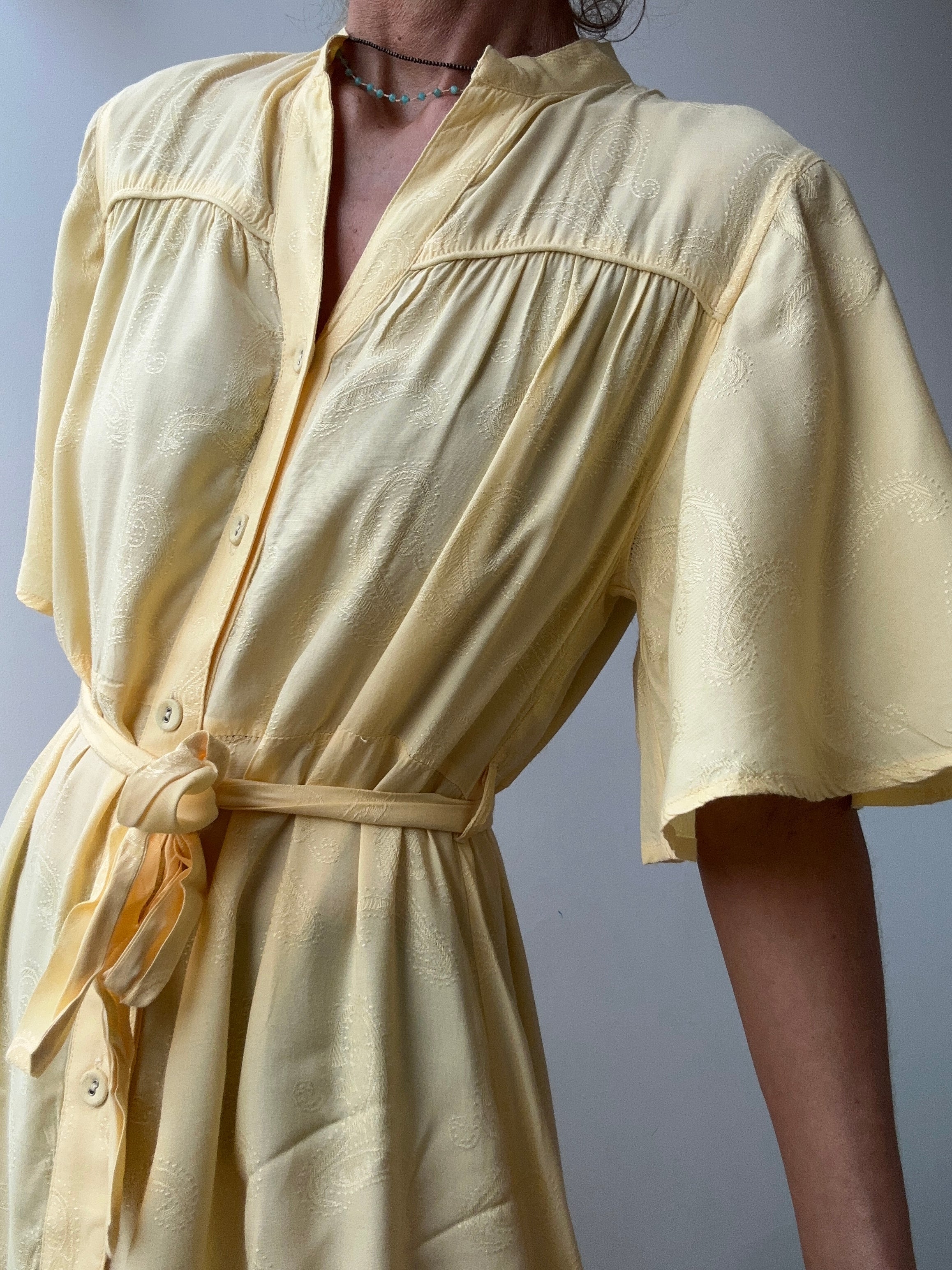 Belair Dresses Belair Summer Yellow Midi Dress