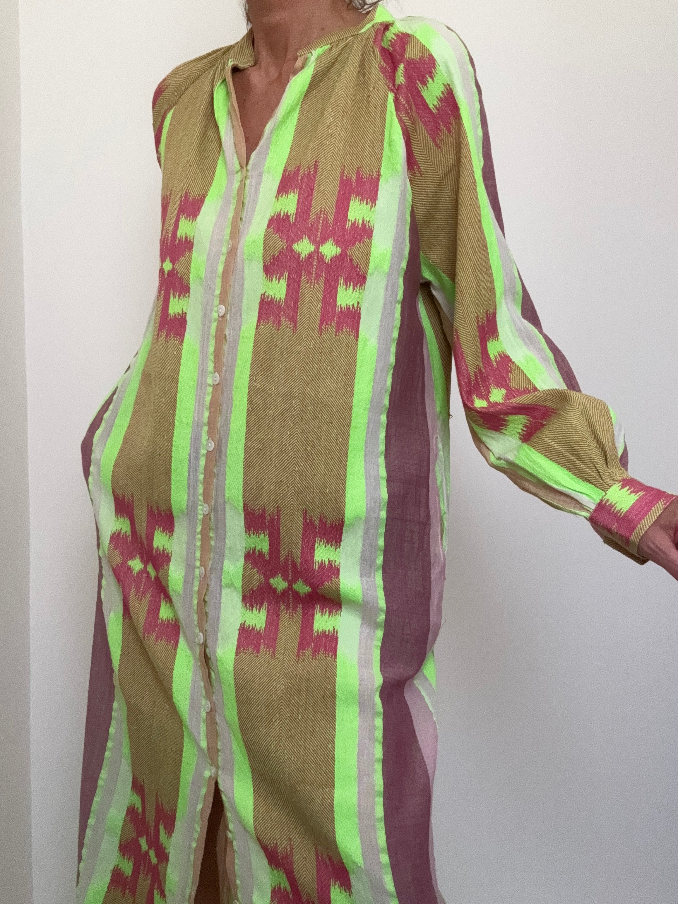 Bianca Paris Lime Shirtdress | Dresses