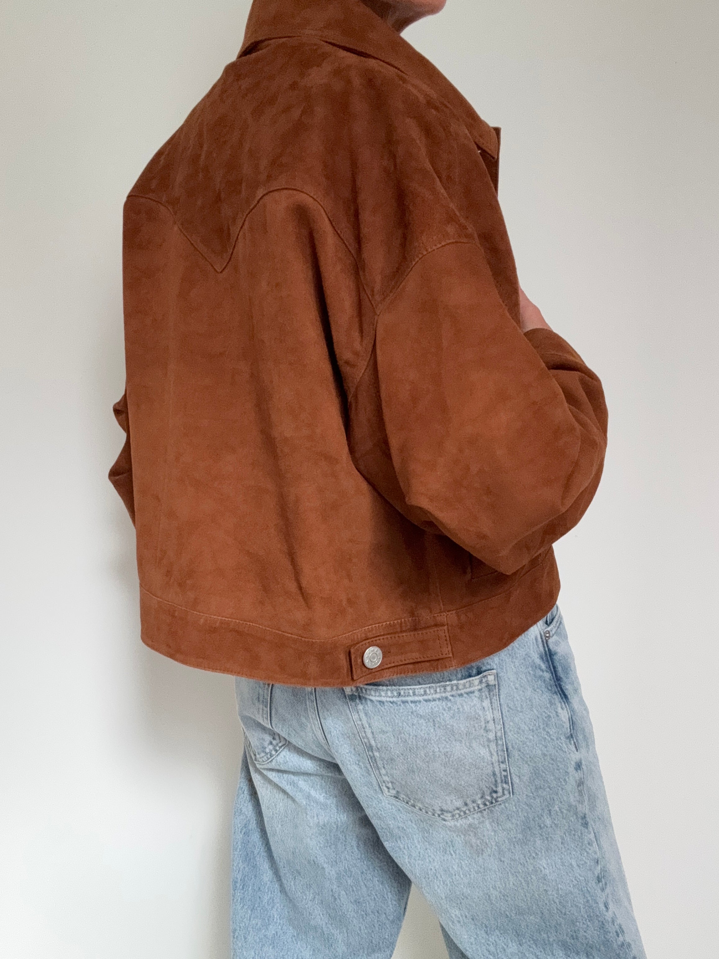 Caramel Suede Jacket | Jackets