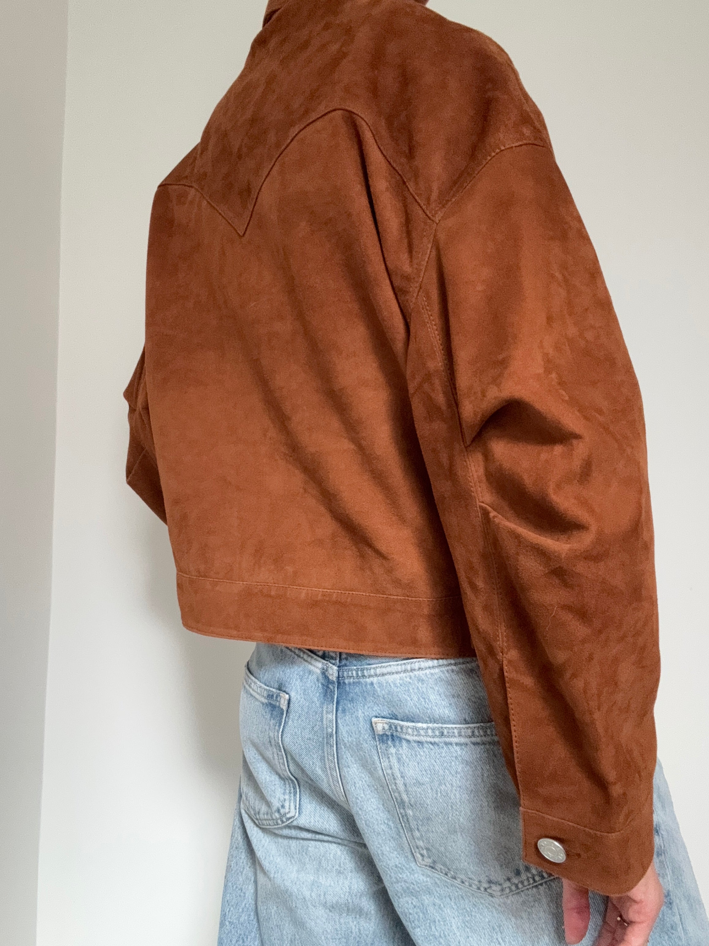 Caramel Suede Jacket | Jackets